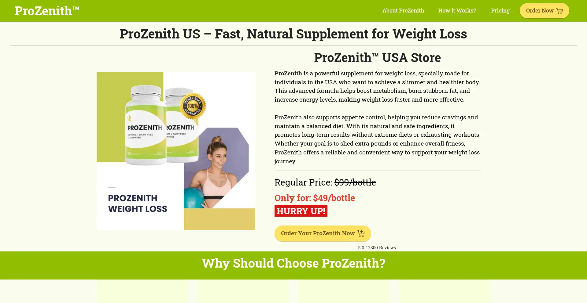 Website screenshot of En-us-en--prozenith.com