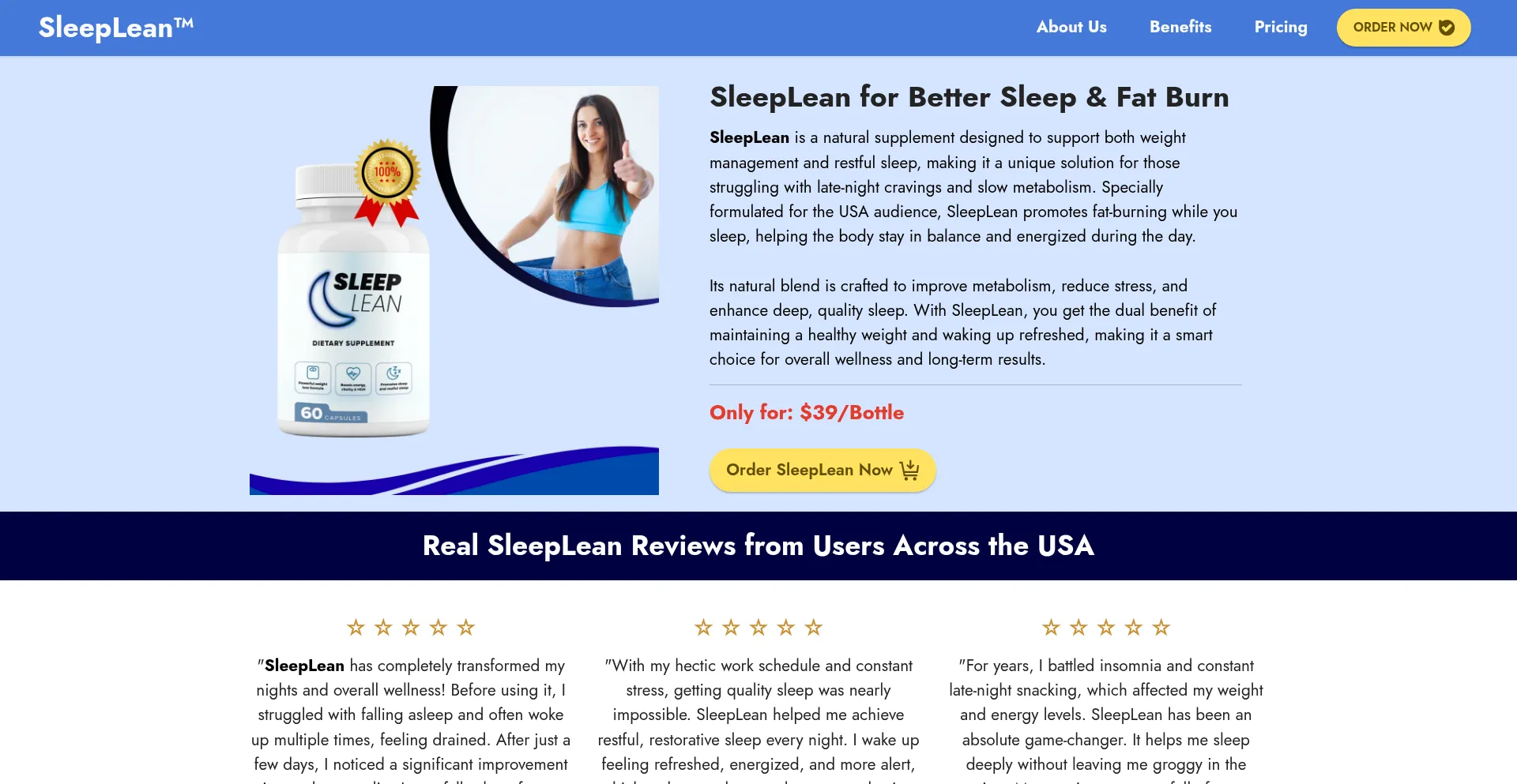 Website screenshot of En-us-sleeplein.com