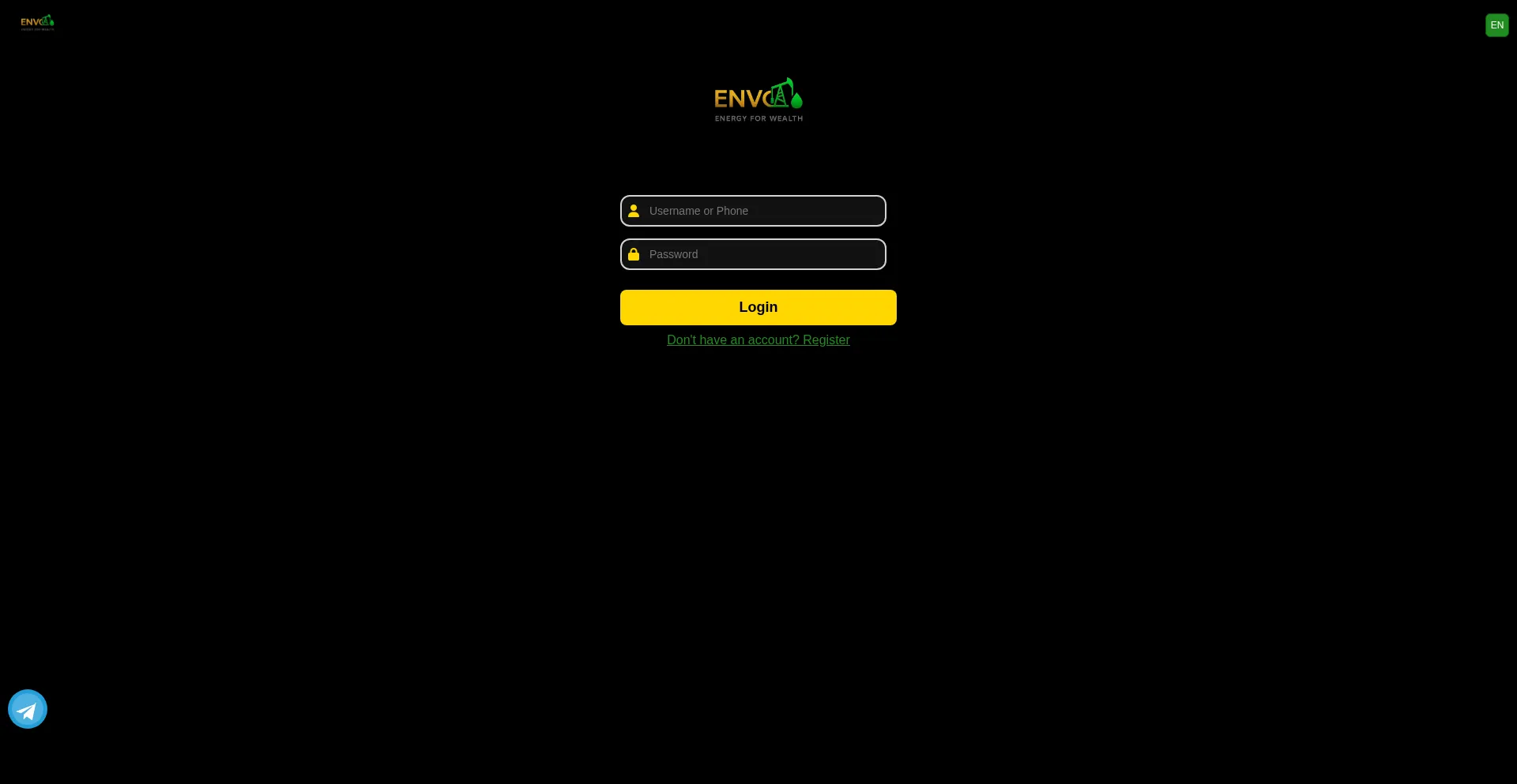 Website screenshot of En-vo.xyz
