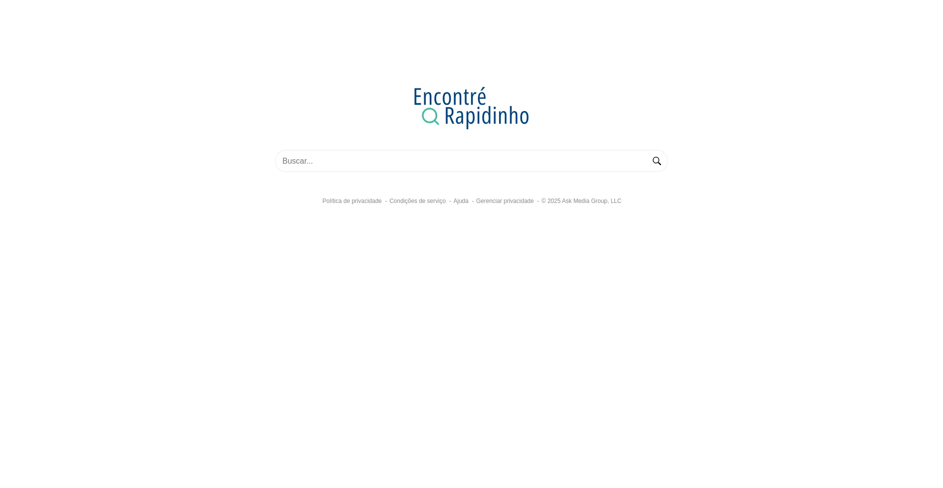 Website screenshot of Encontrerapidinho.com