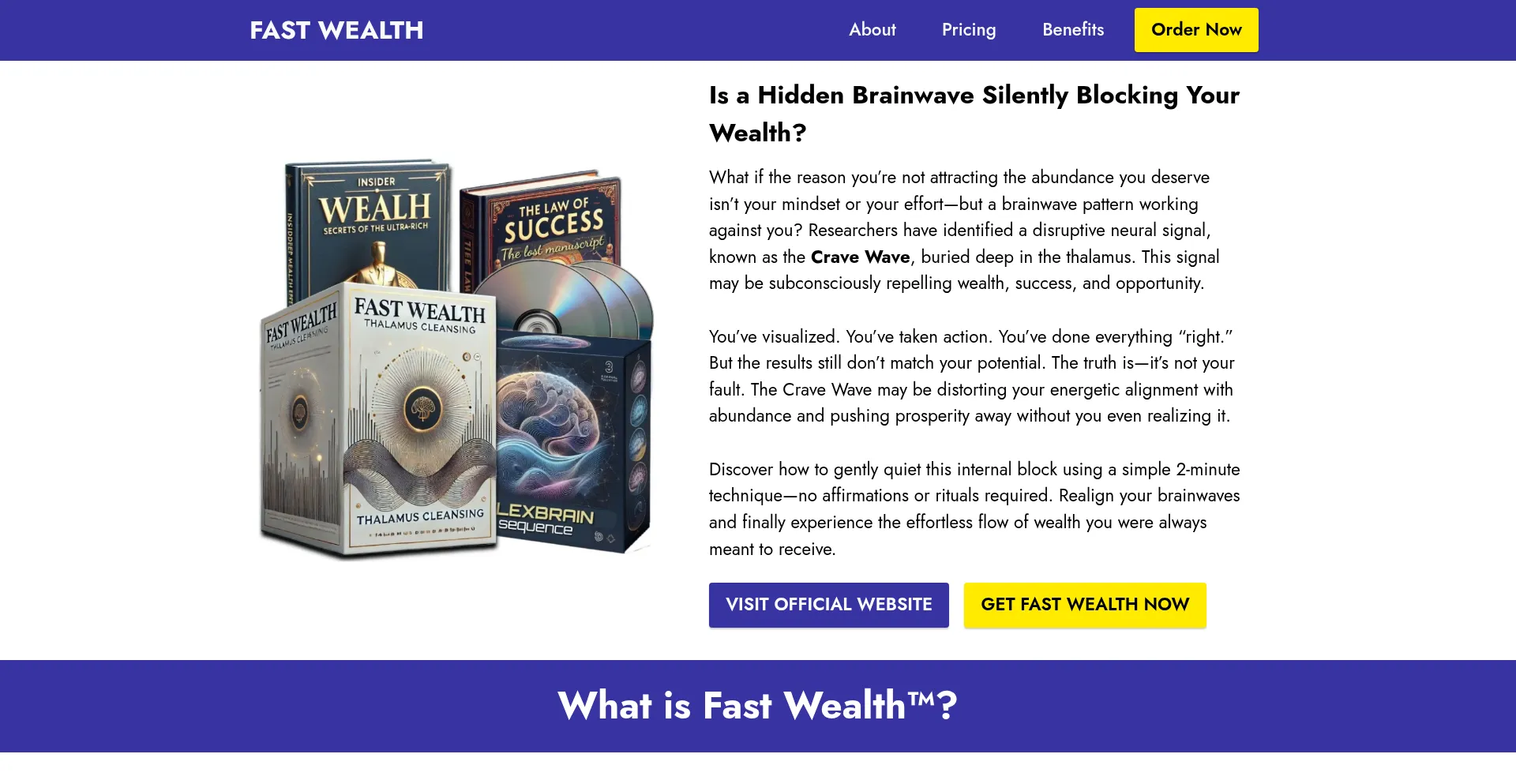 Website screenshot of Eng--fastwealth.com