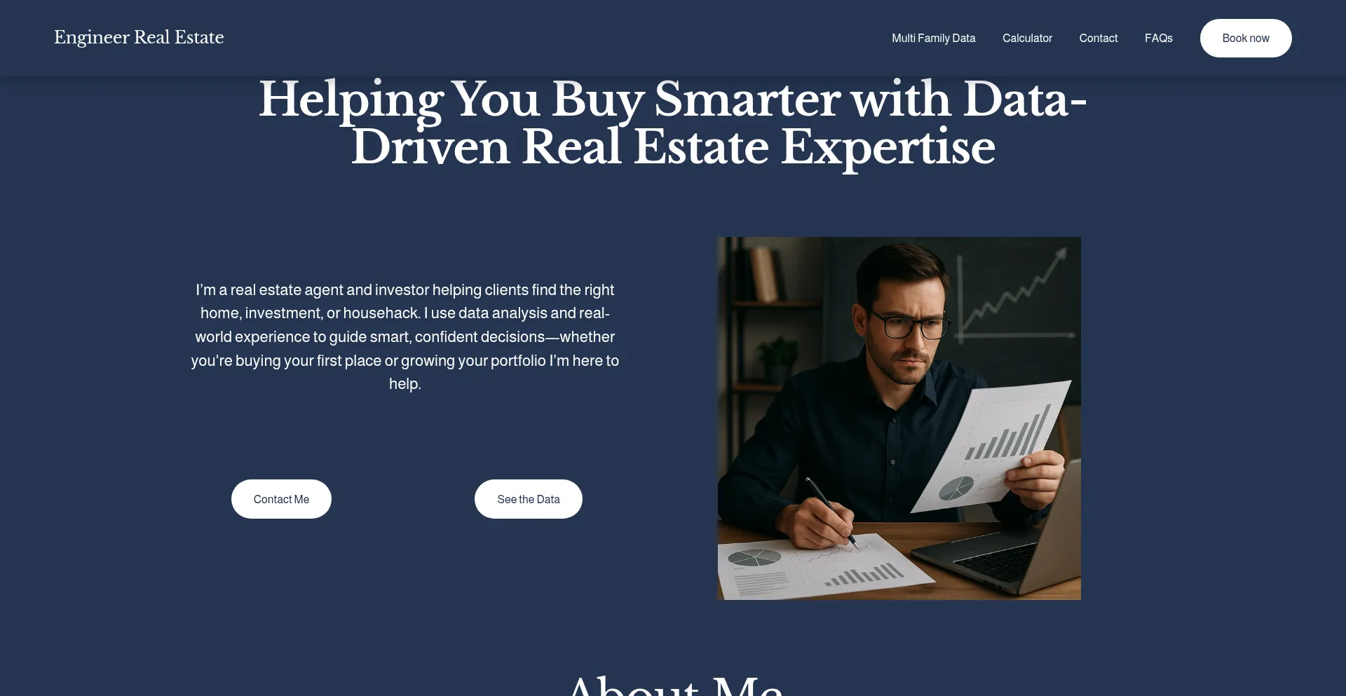 Website screenshot of Engineerrealestate.com