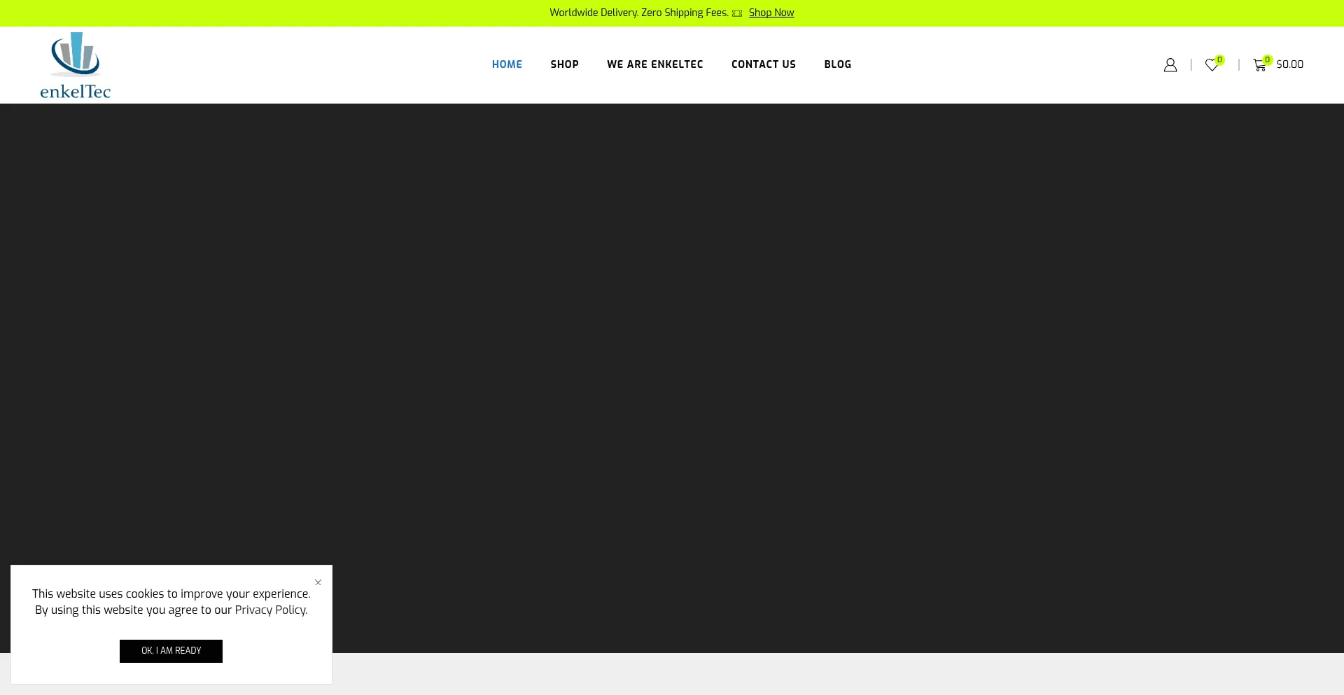 Website screenshot of Enkeltec.com