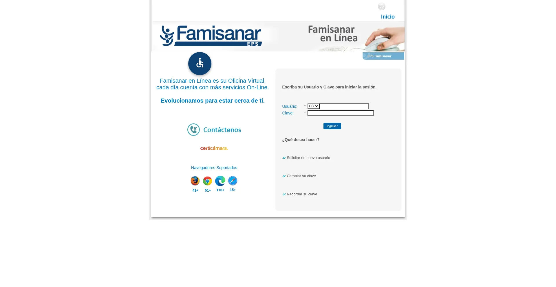 Enlinea.famisanar.com.co