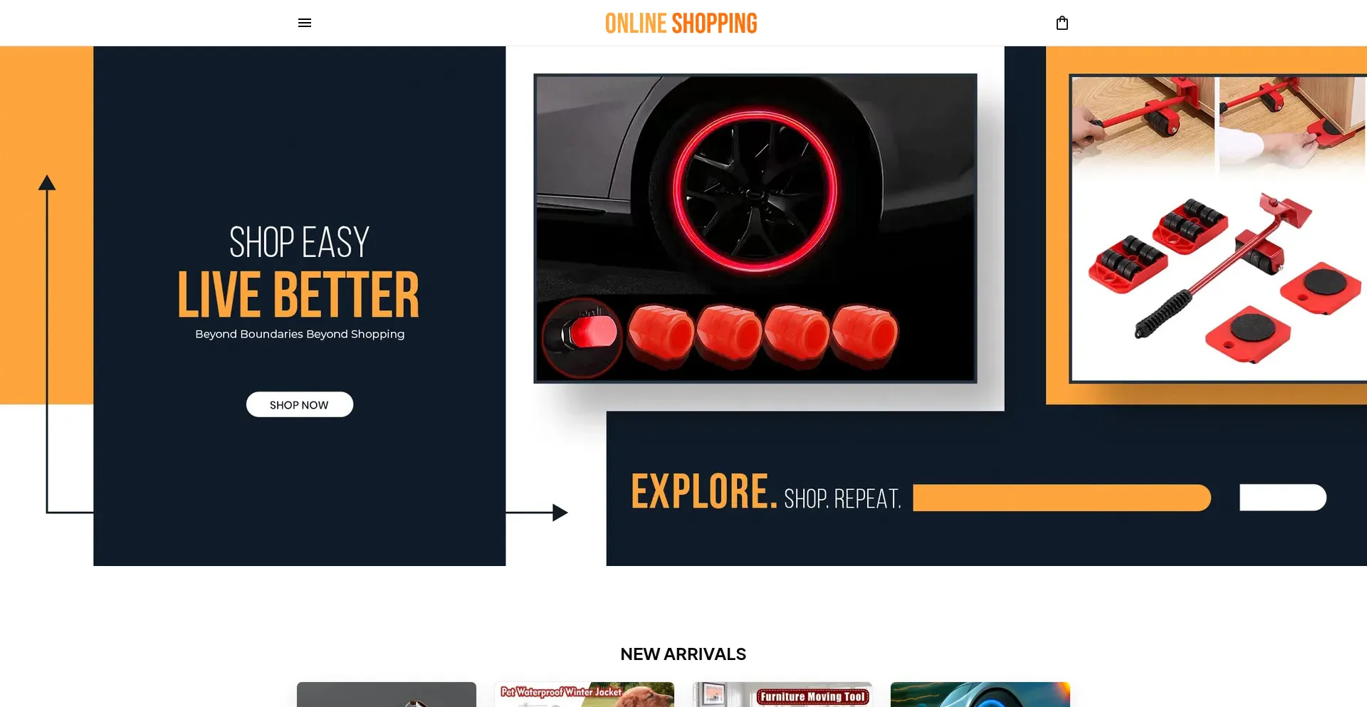 Website screenshot of Enzrod.com