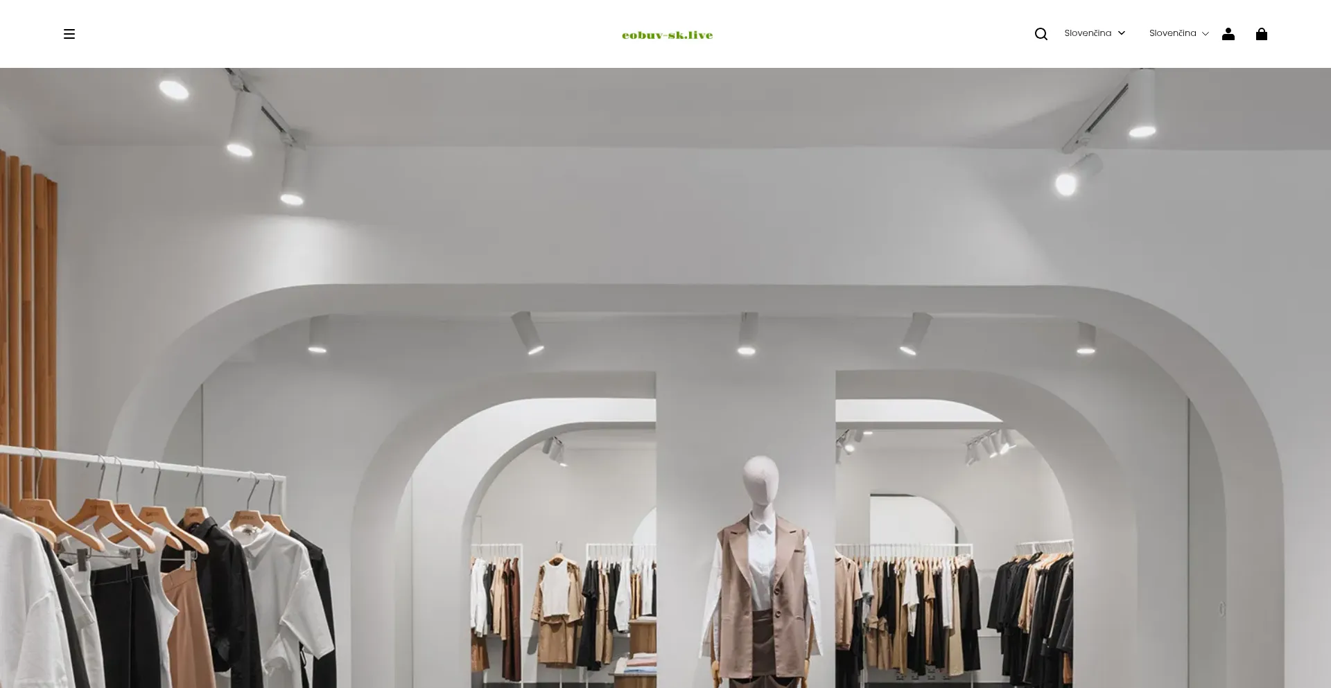 Website screenshot of Eobuv-sk.live