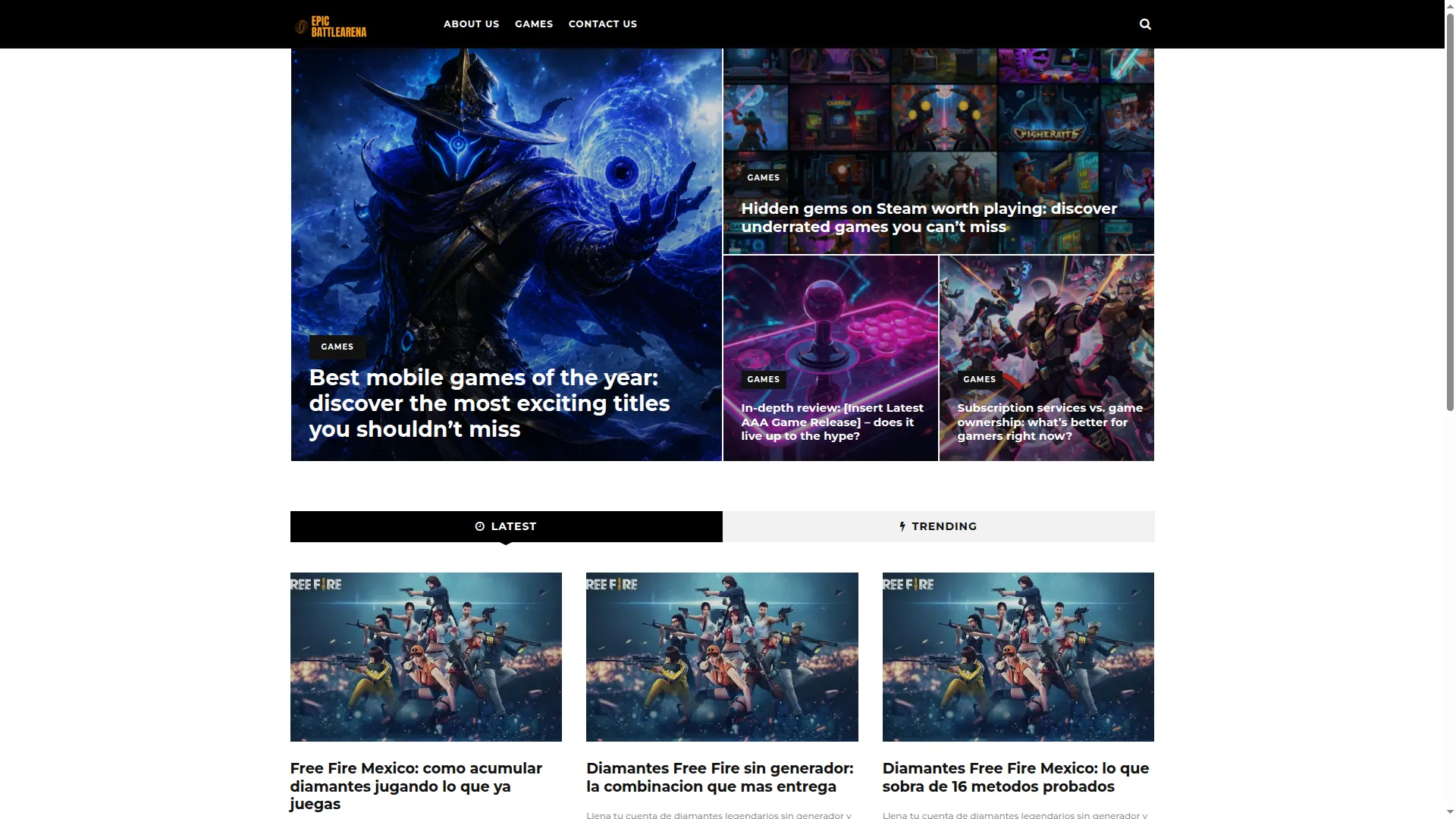 Epicbattlearena.com