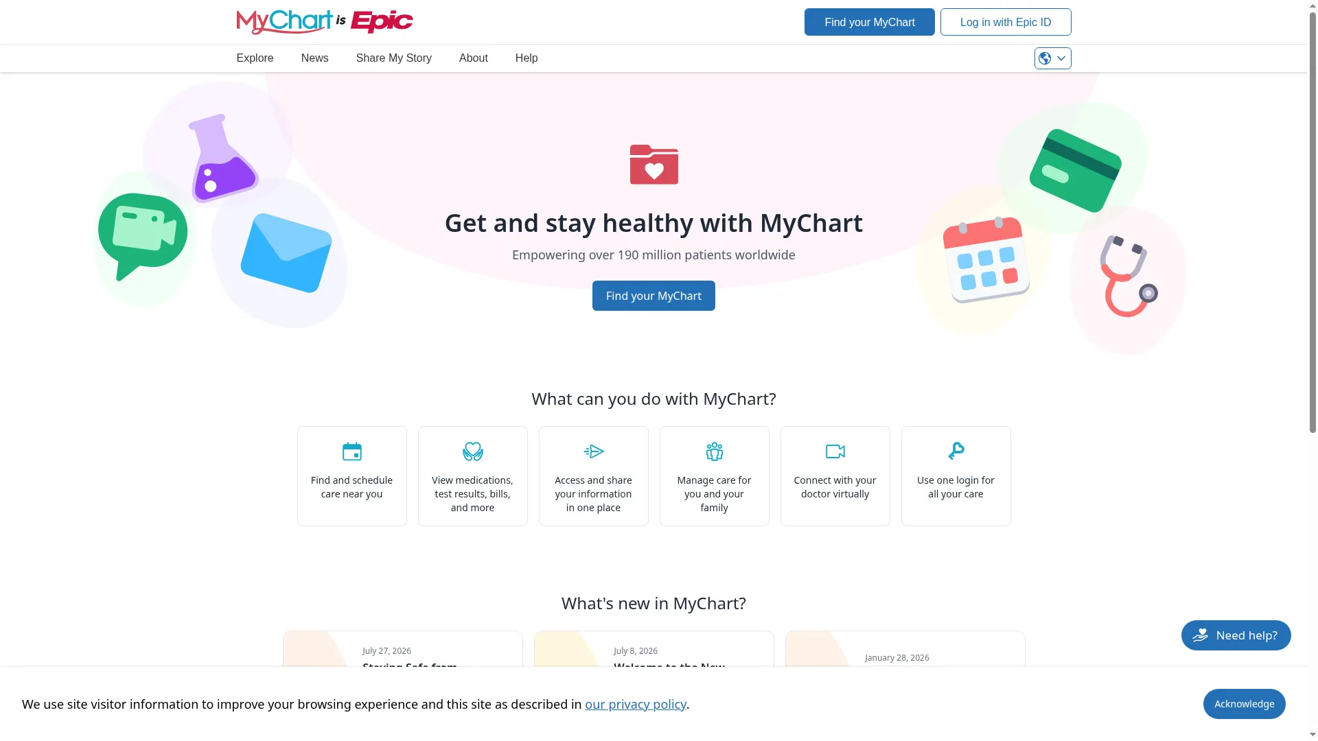 Epicmychart.com