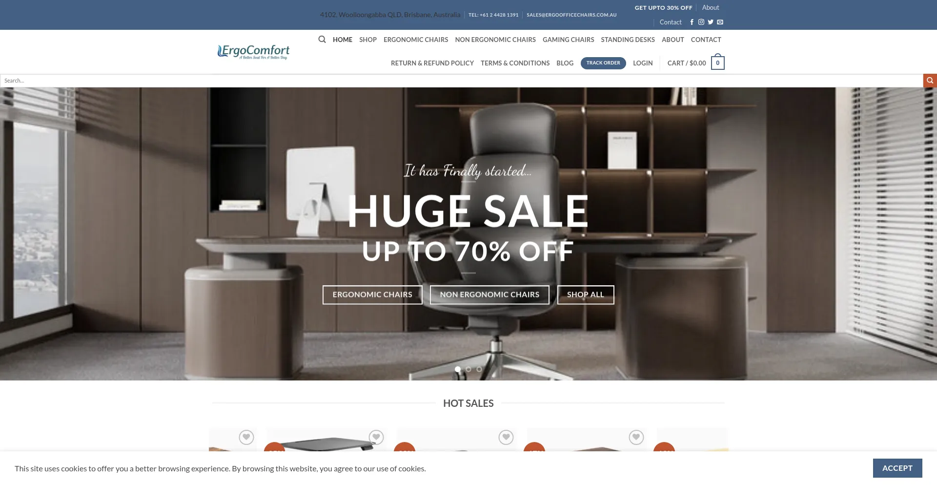 Ergoofficechairs.com.au