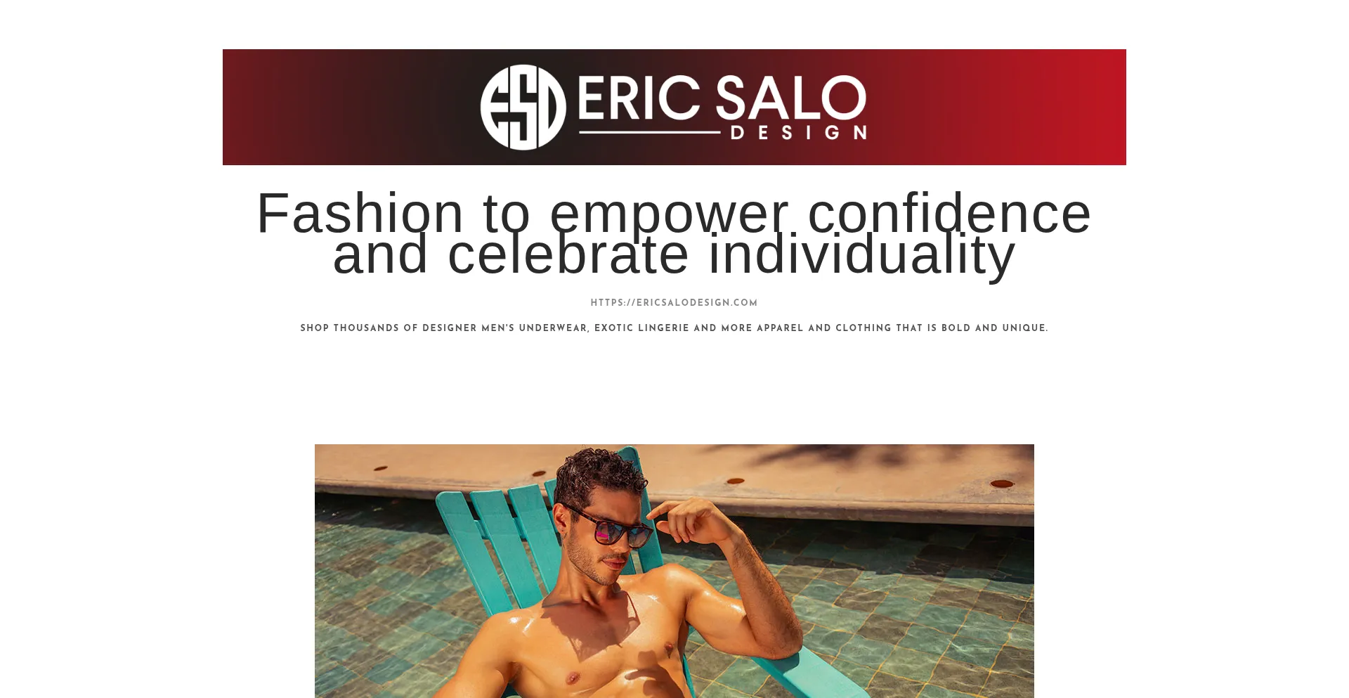 Website screenshot of Ericsalodesigncom.weebly.com