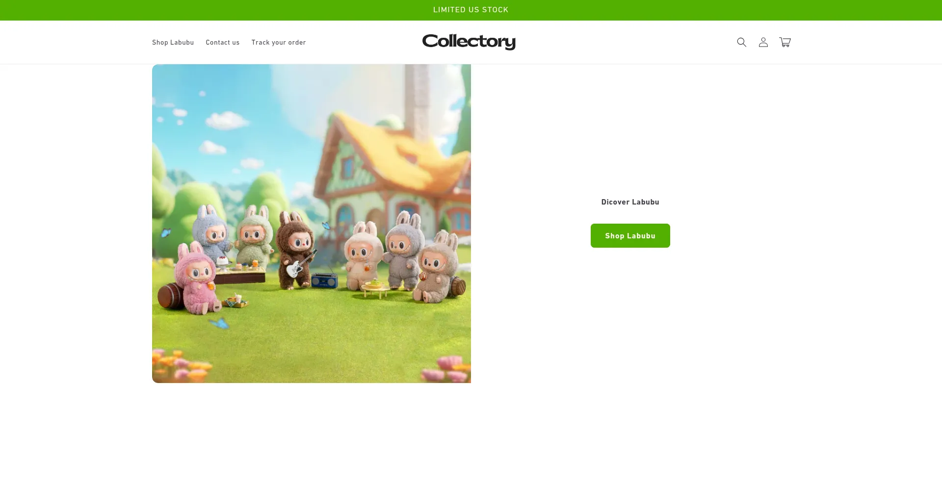 Website screenshot of Es.collectory.se