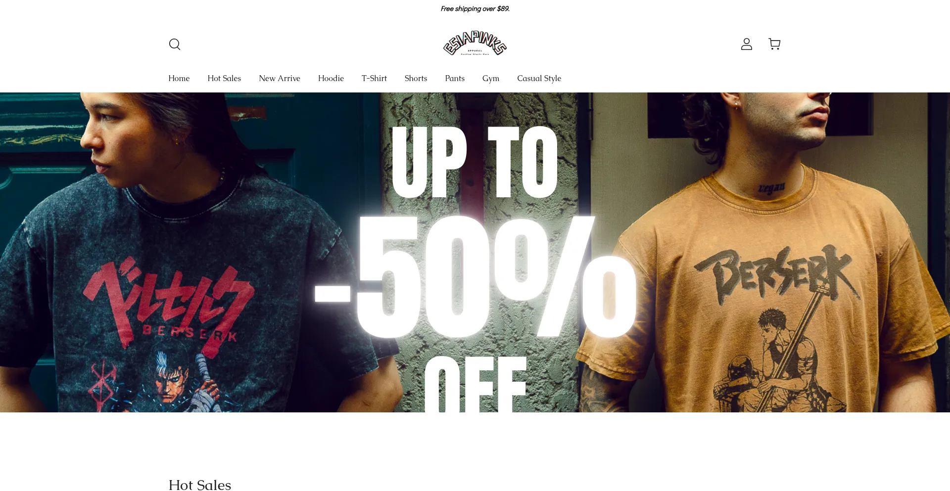Website screenshot of Esiapinks.com