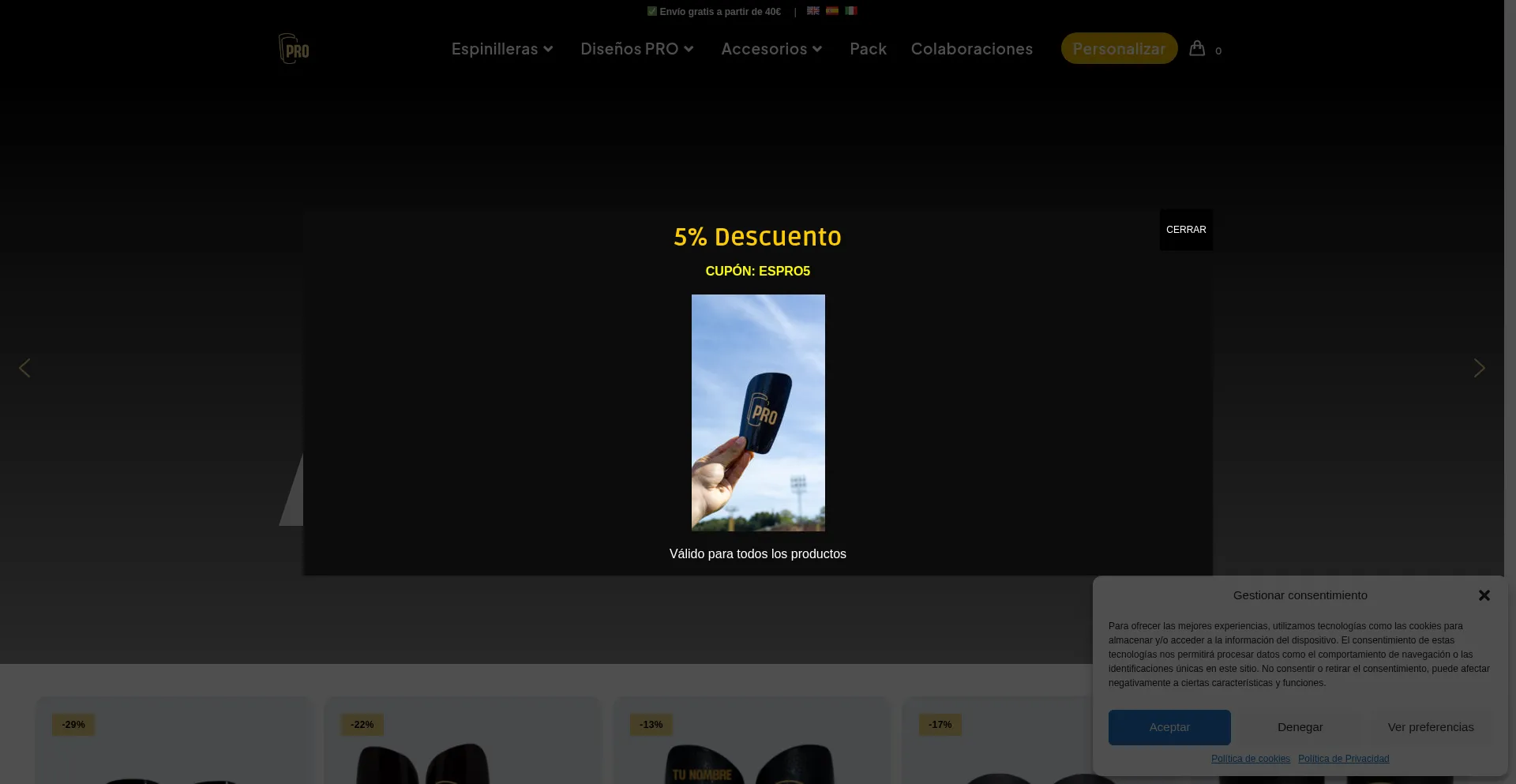 Espinilleraspro.com