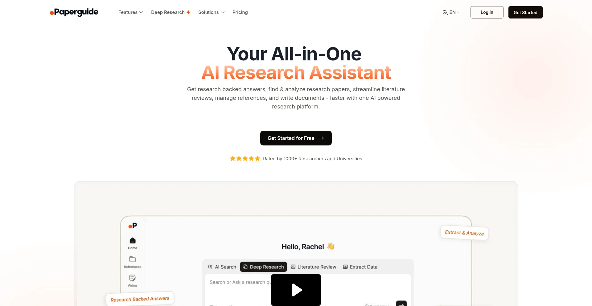 Website screenshot of Essays.com