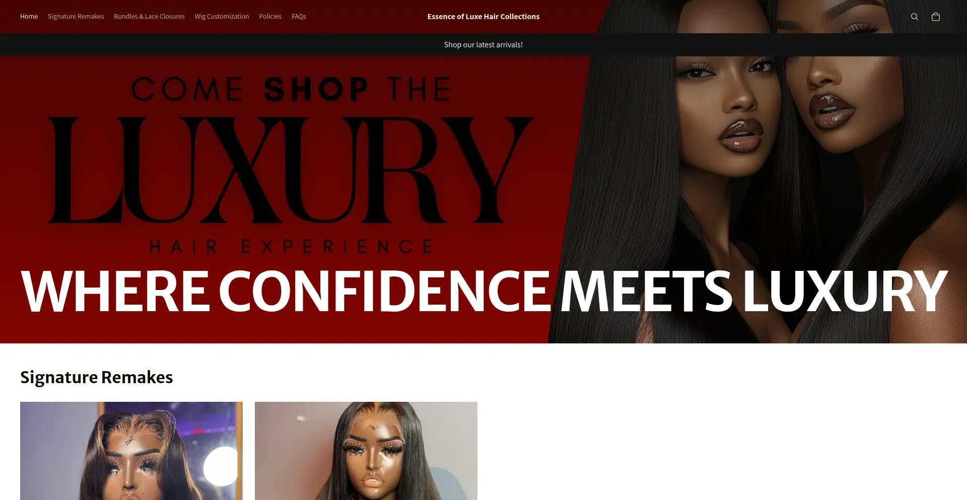 Essenceofluxehaircollections.com