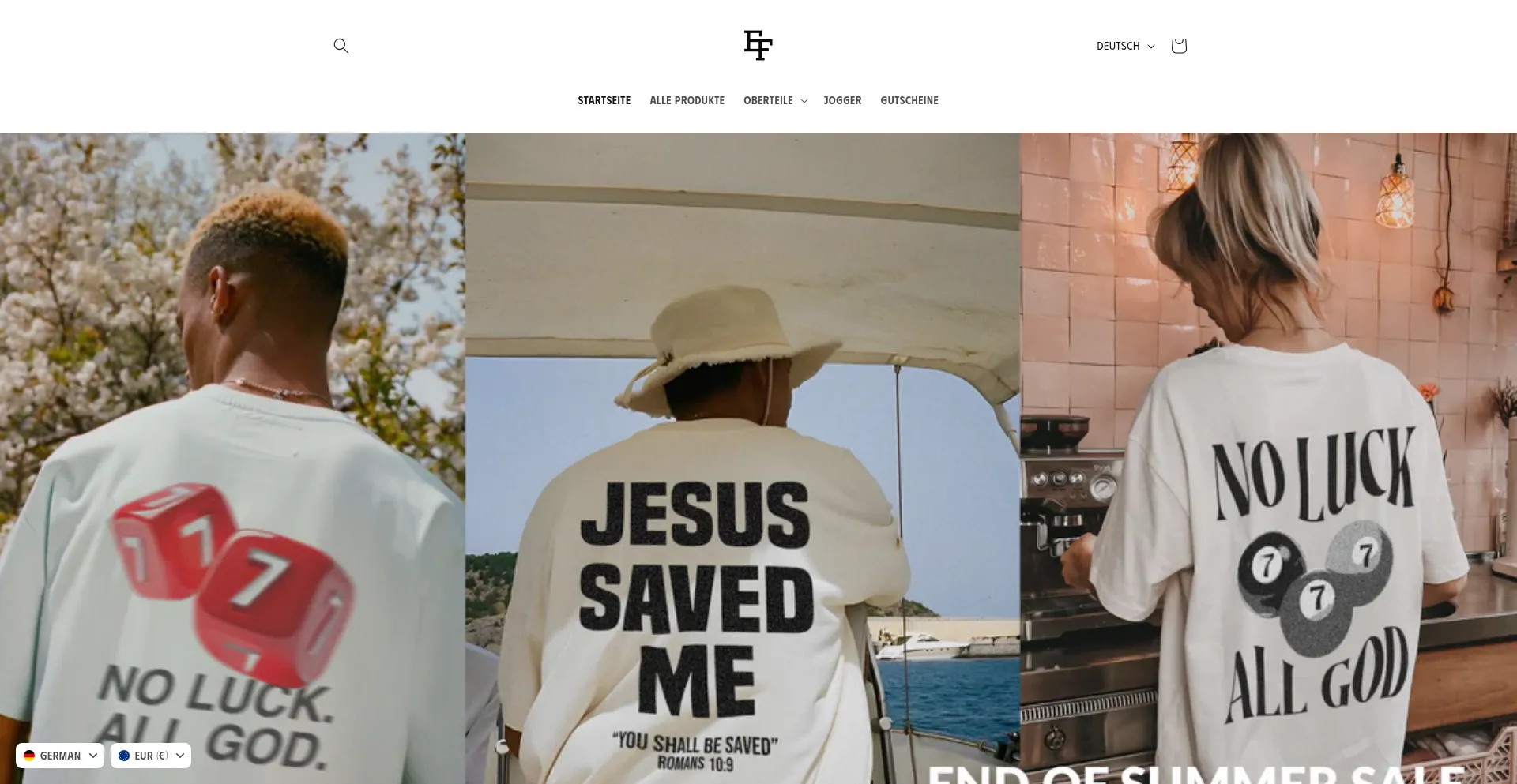 Website screenshot of Eternalfaith.de