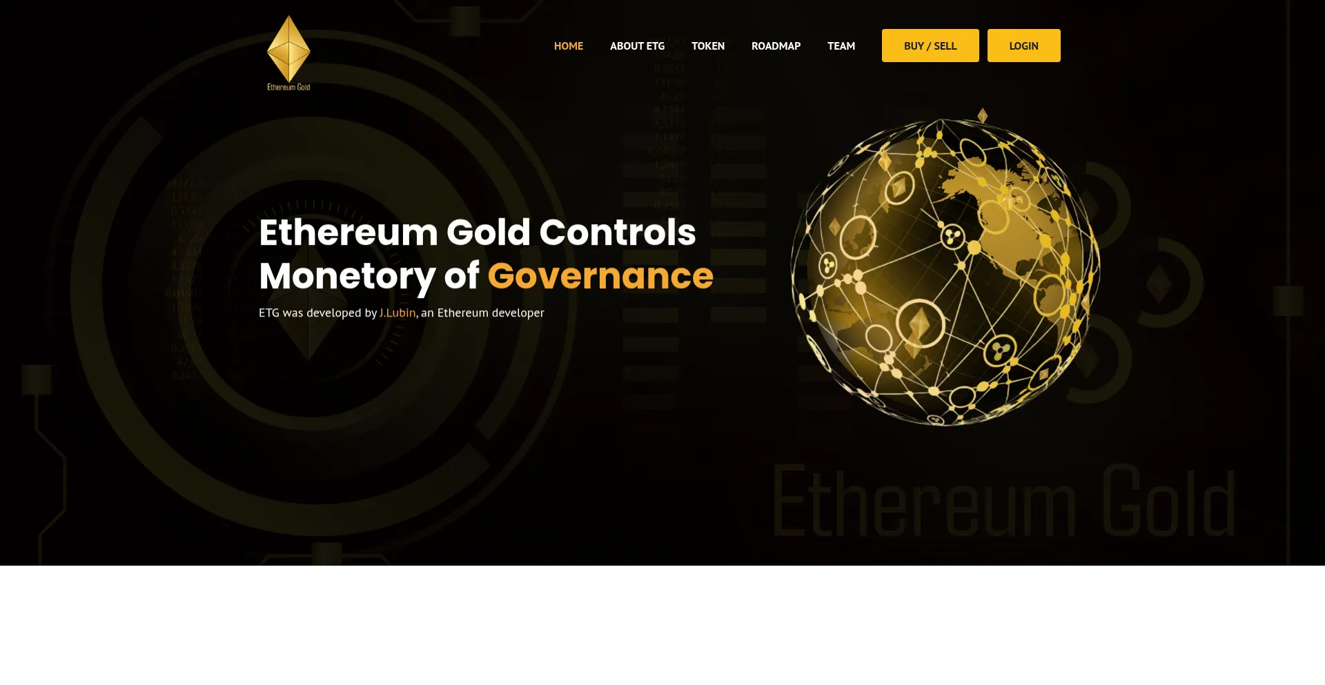 Website screenshot of Etglive.com