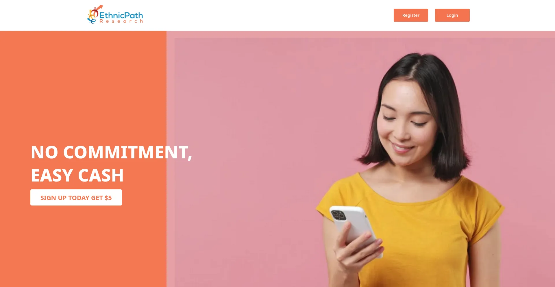 Website screenshot of Ethnicpath.com