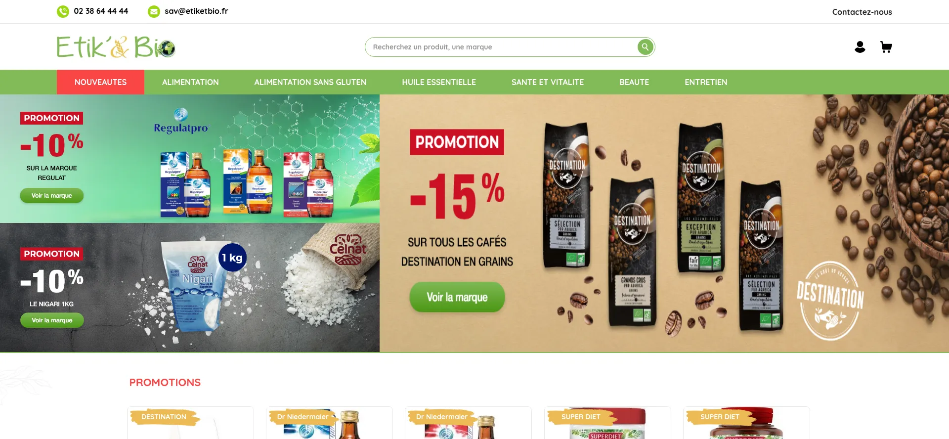 Website screenshot of Etiketbio.eu