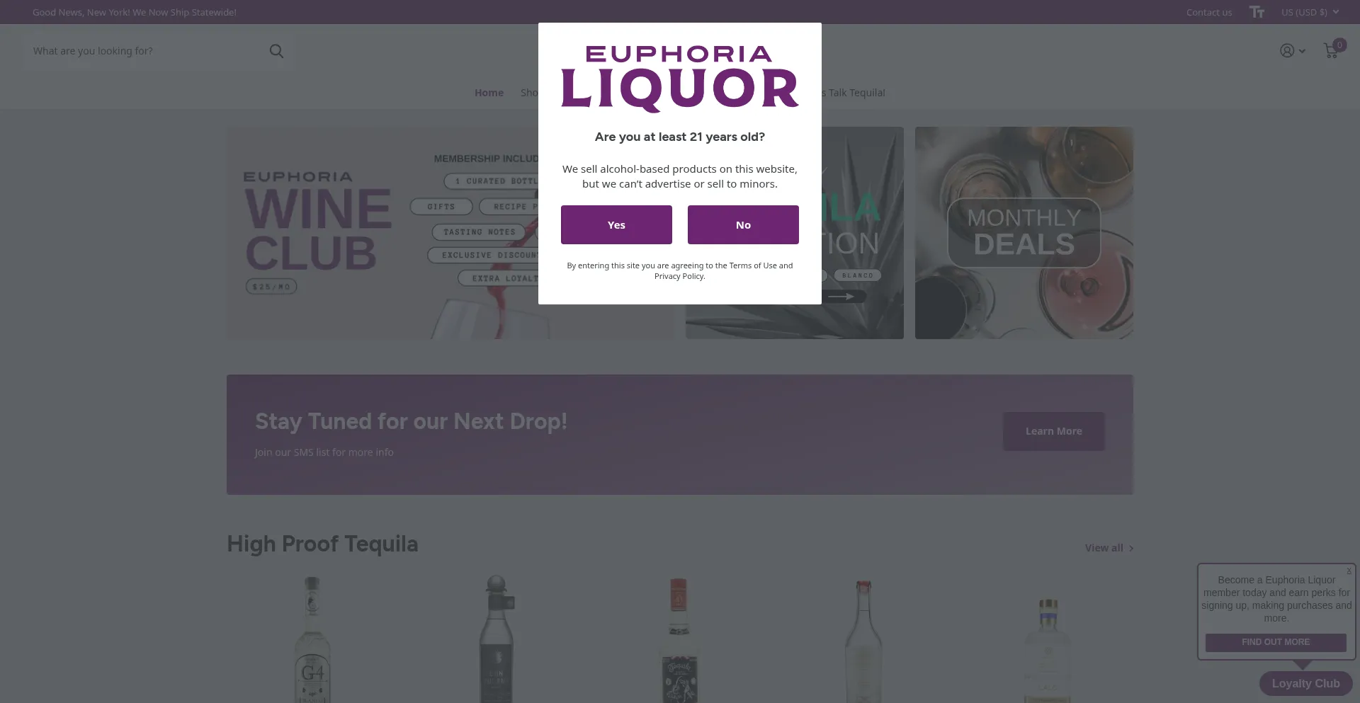 Euphorialiquor.com