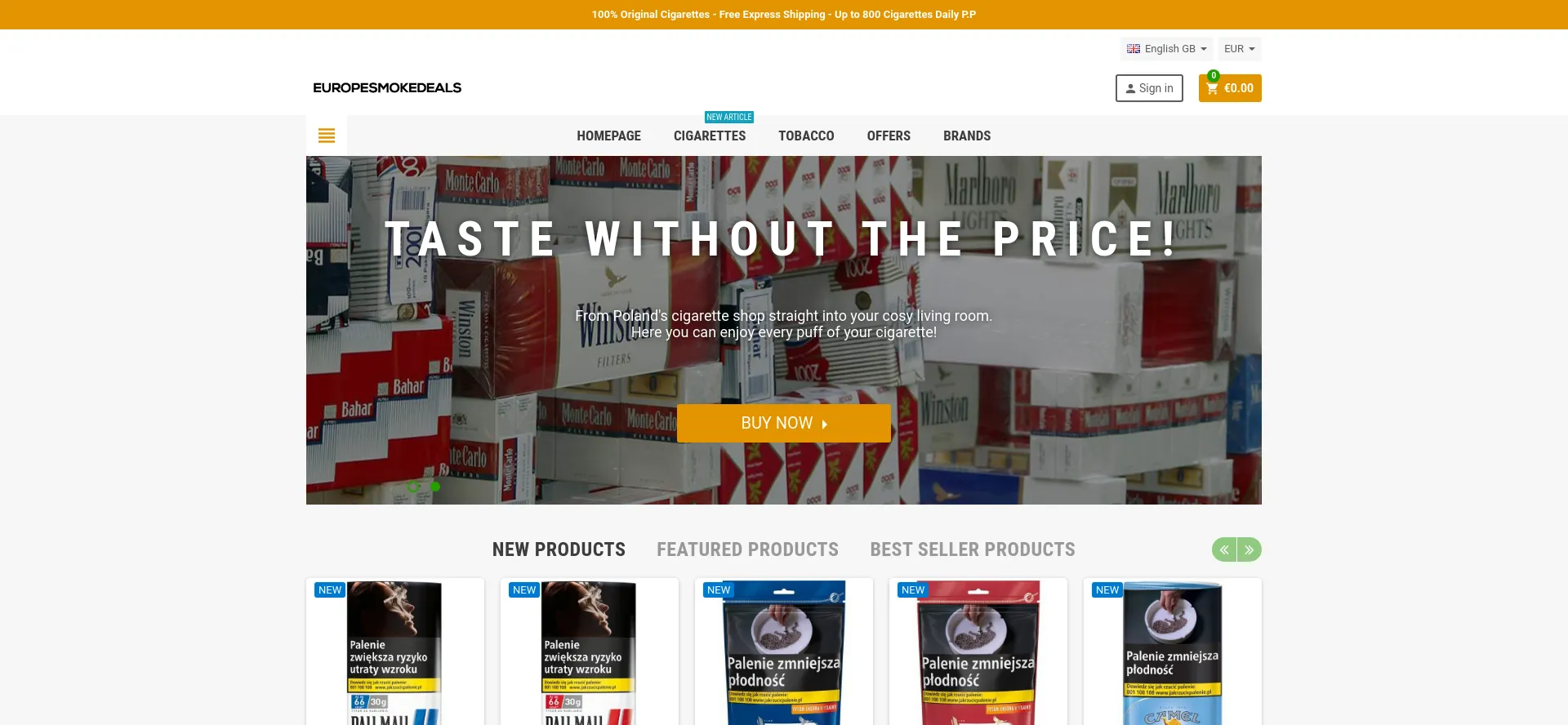 Europesmokedeals.com