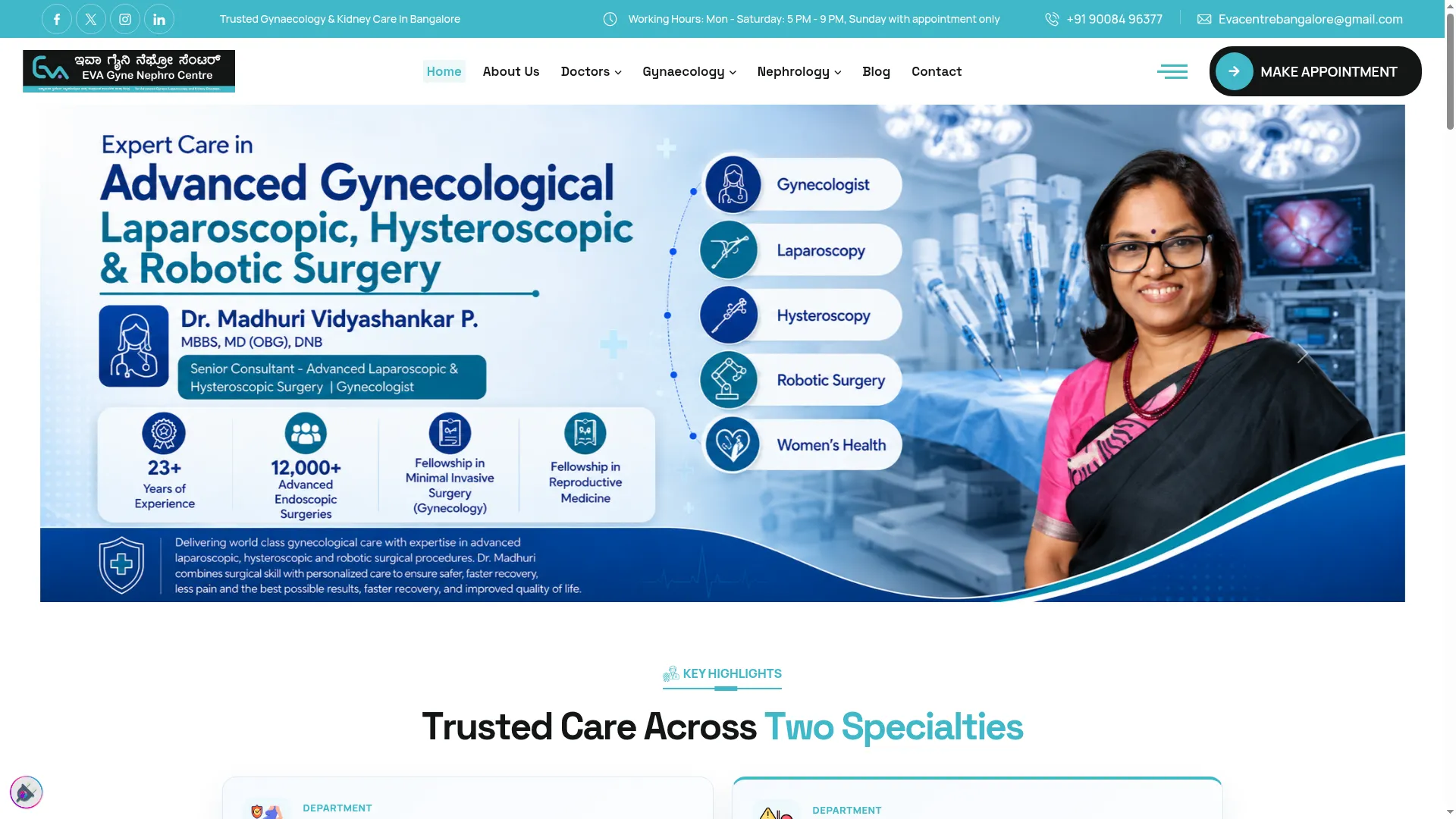 Evagynenephrocentre.com