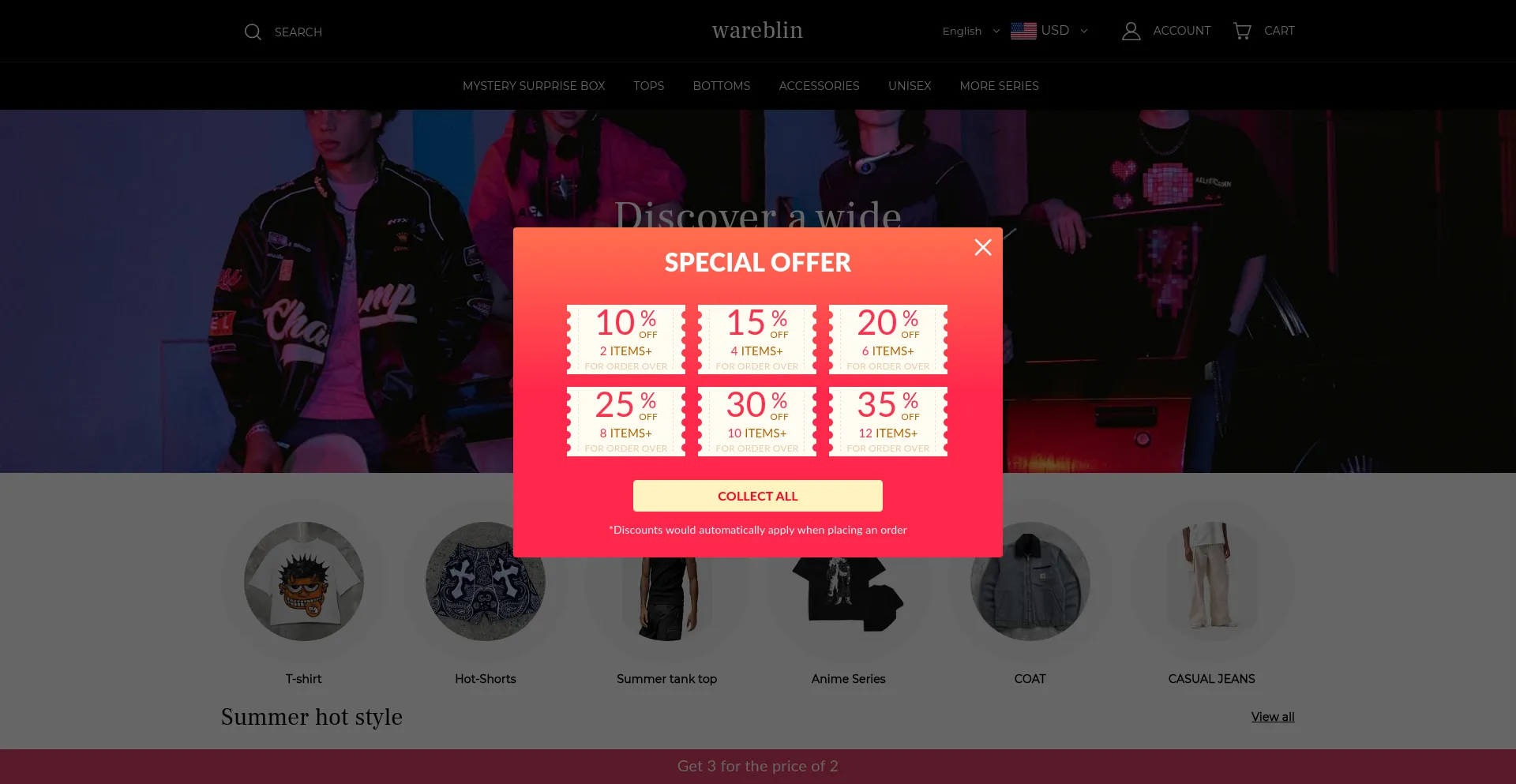 Website screenshot of Evanstt.com