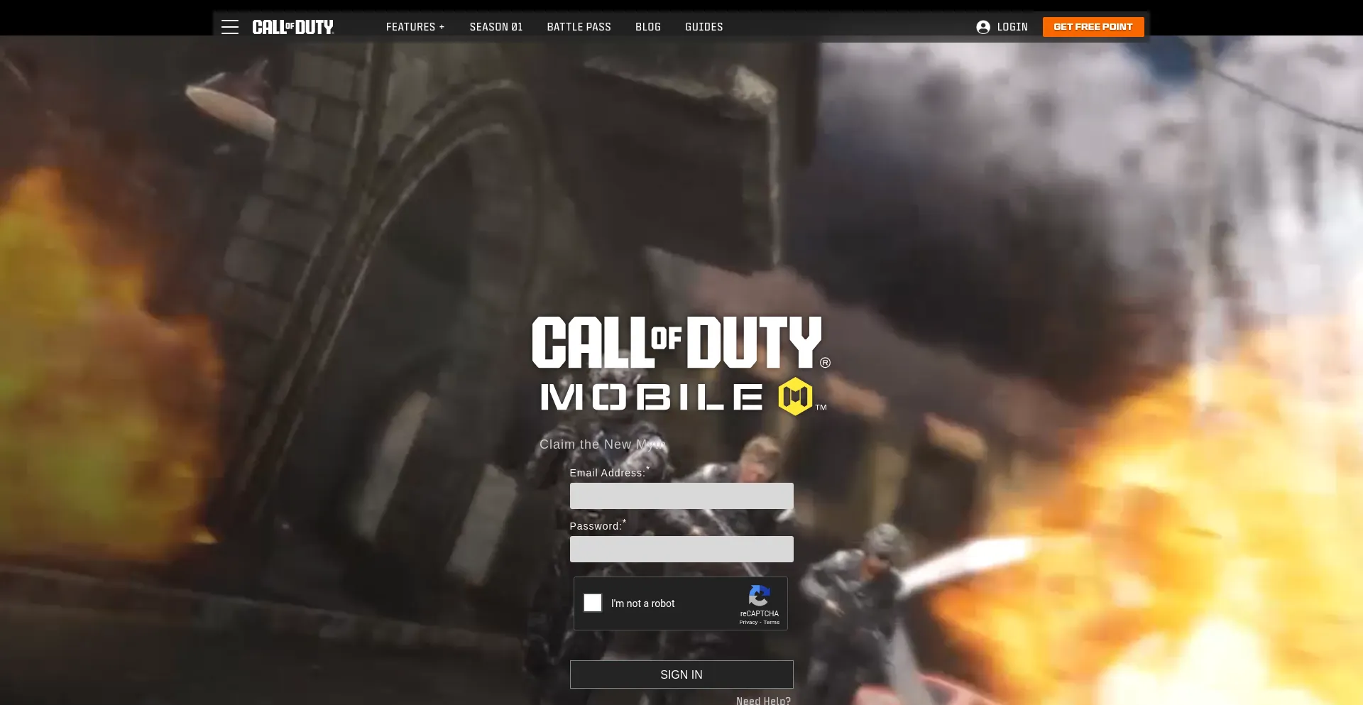 Website screenshot of Eventcod.com