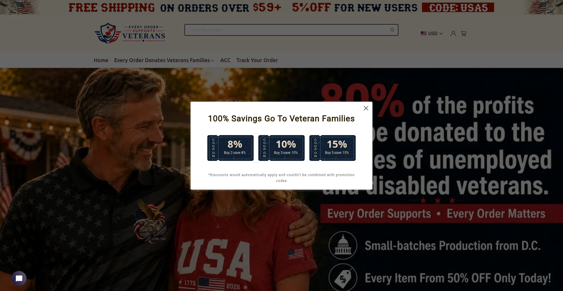 Everyordersupportsveterans.com