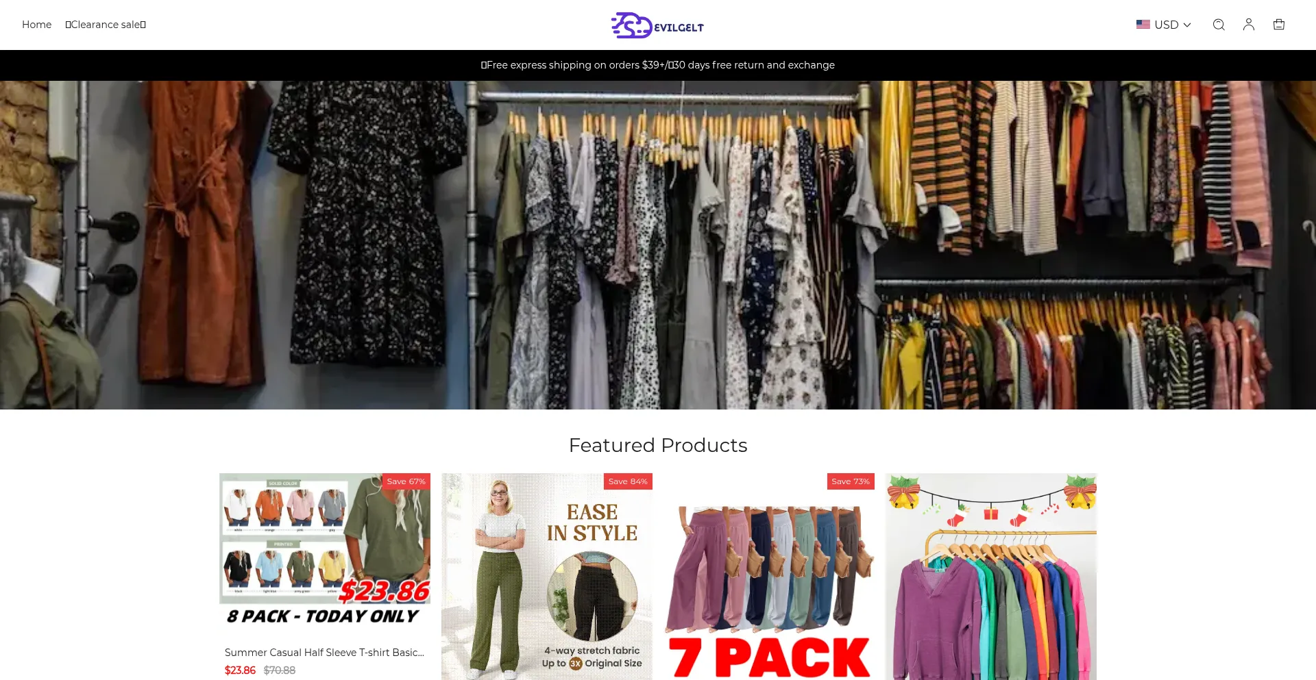 Website screenshot of Evilgelt.com