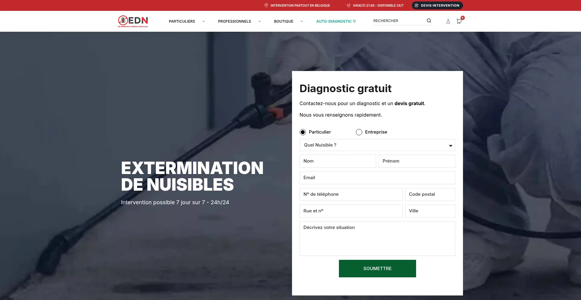 Exterminationdenuisibles.be