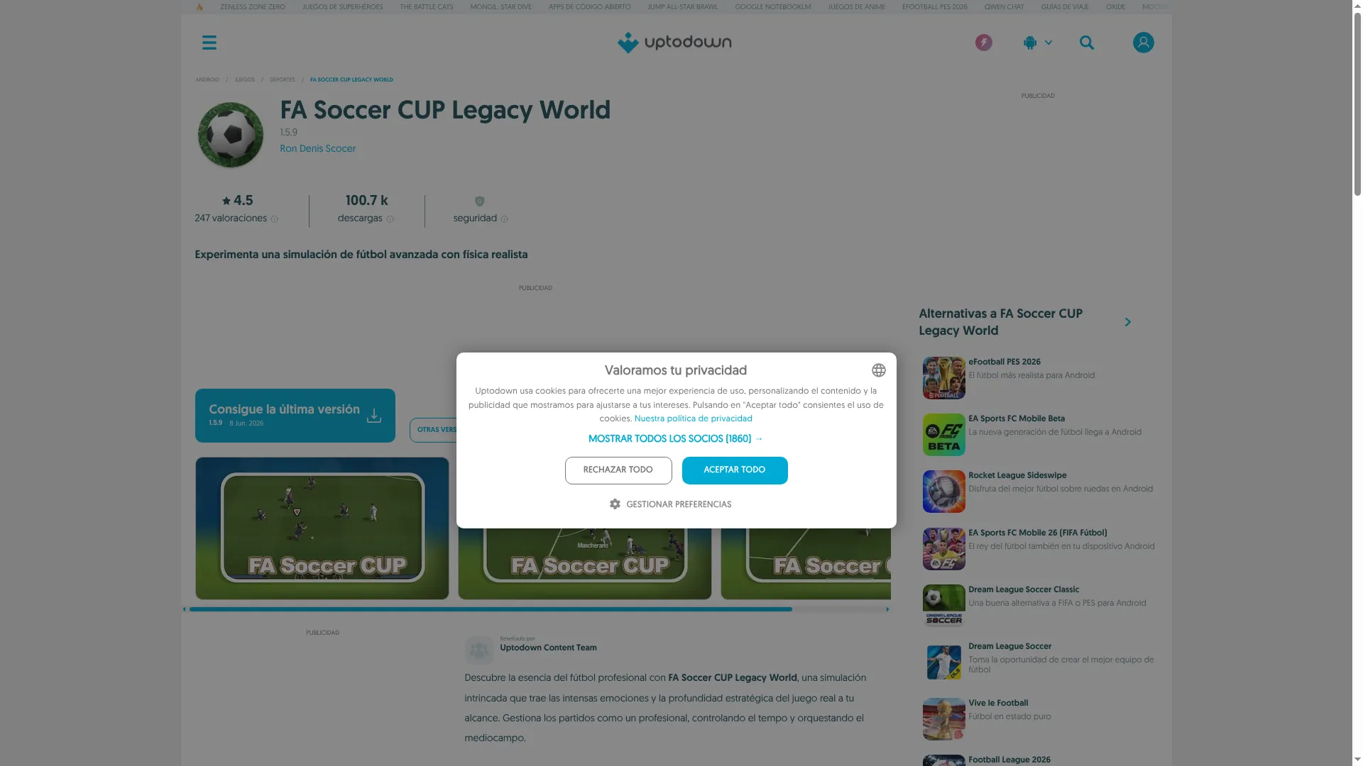Fa-soccer-cup-legacy-world.uptodown.com