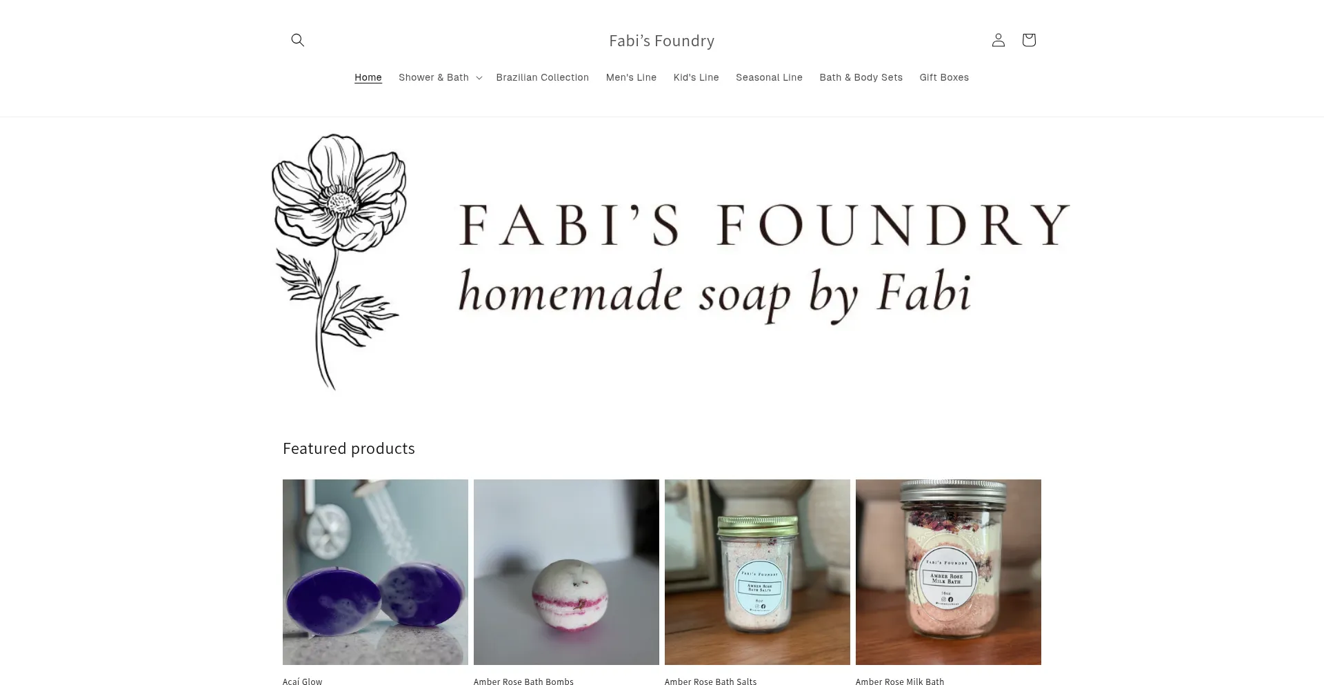 Website screenshot of Fabisfoundry.com