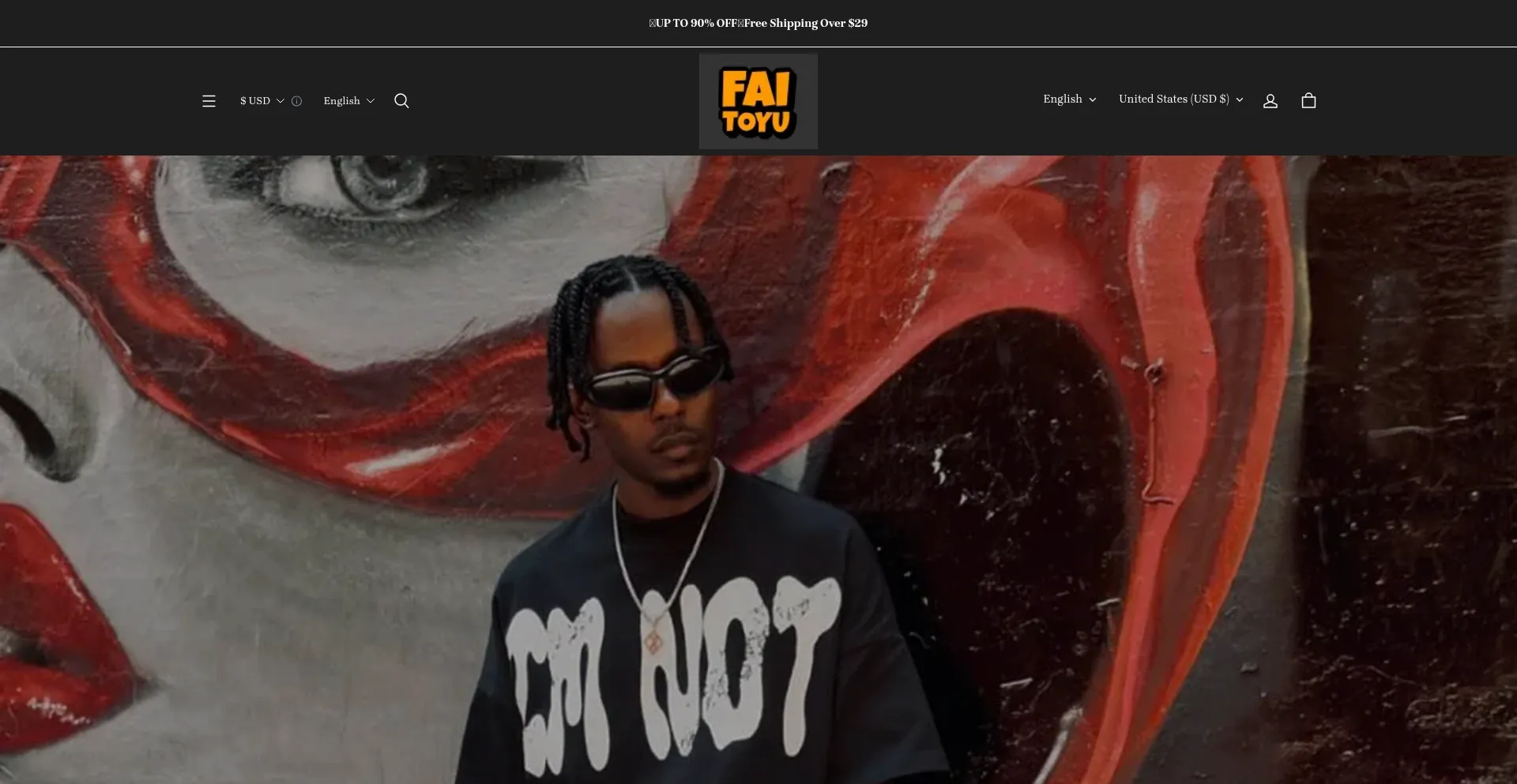 Website screenshot of Faitoyu.com