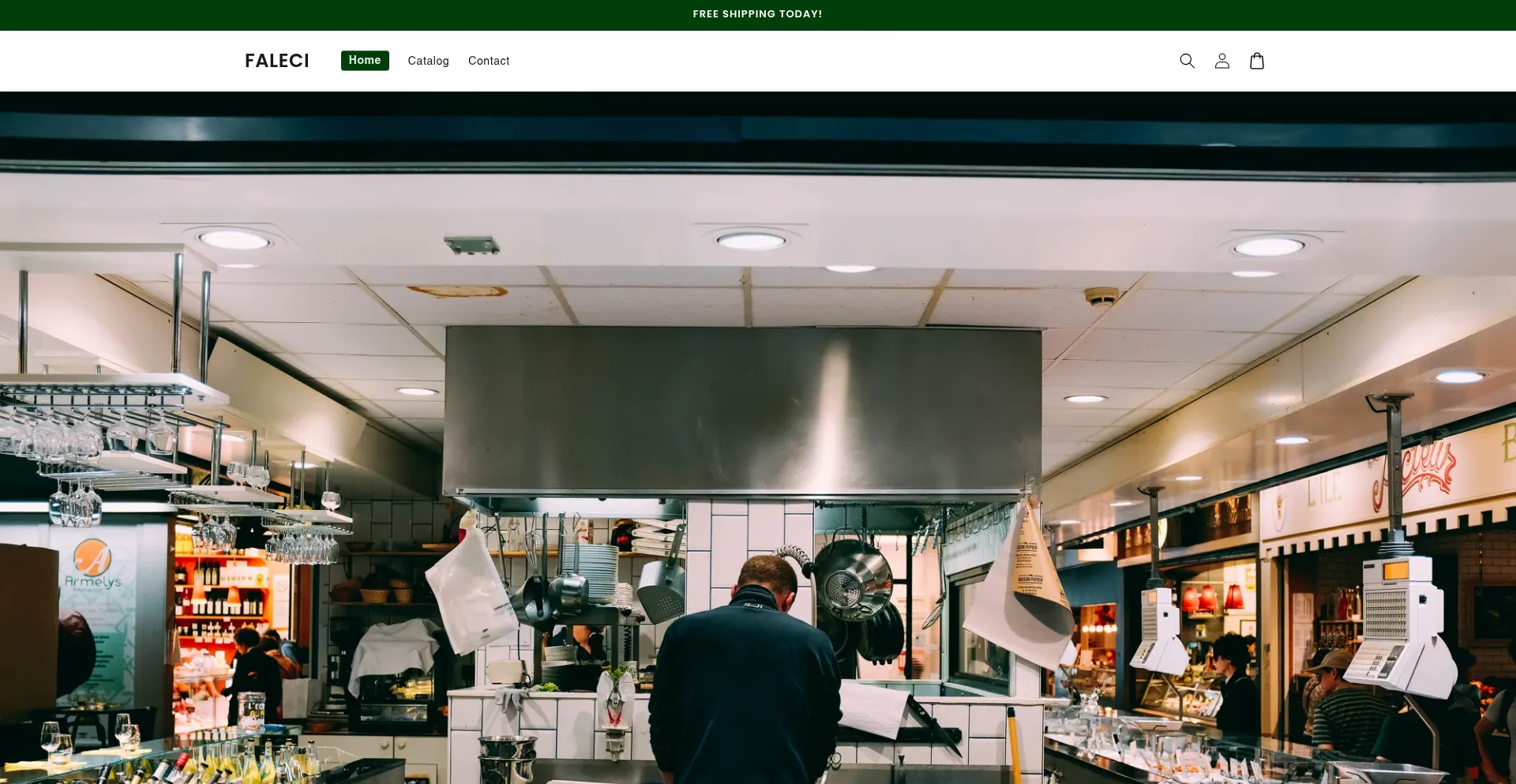 Website screenshot of Faleci.com