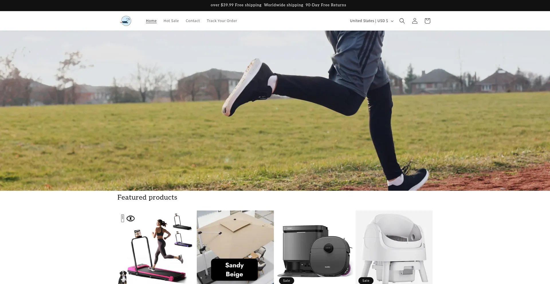 Website screenshot of Falric.shop