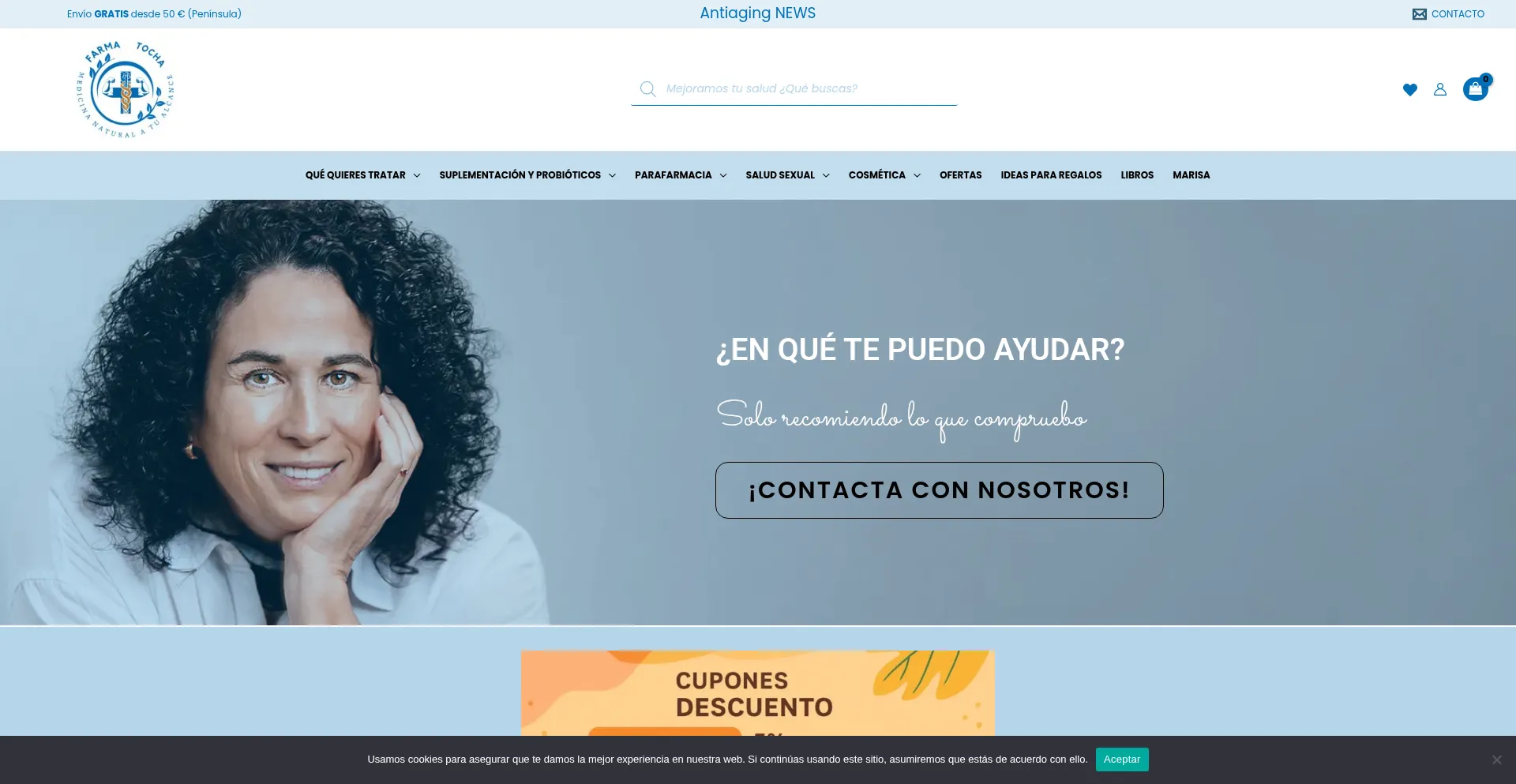 Website screenshot of Farmatocha.com