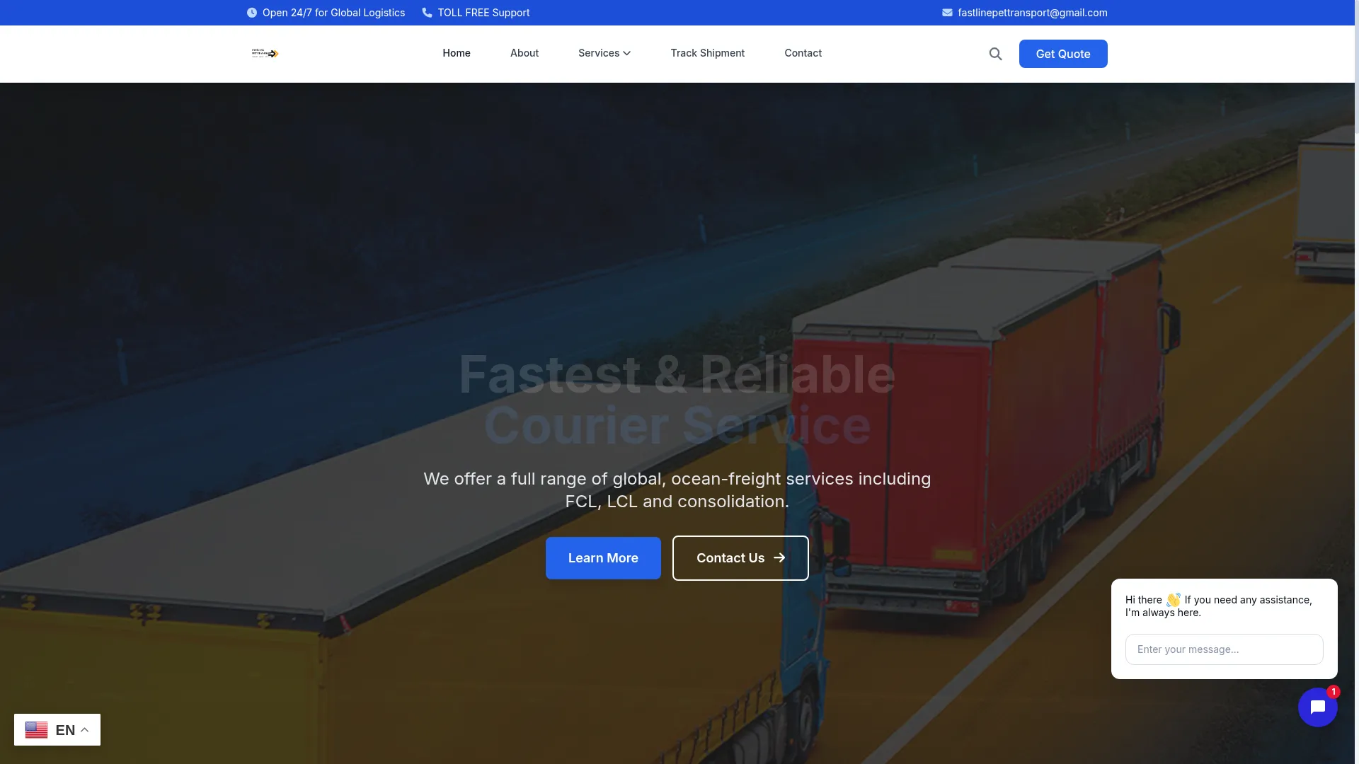 Fastlinepettransport.com