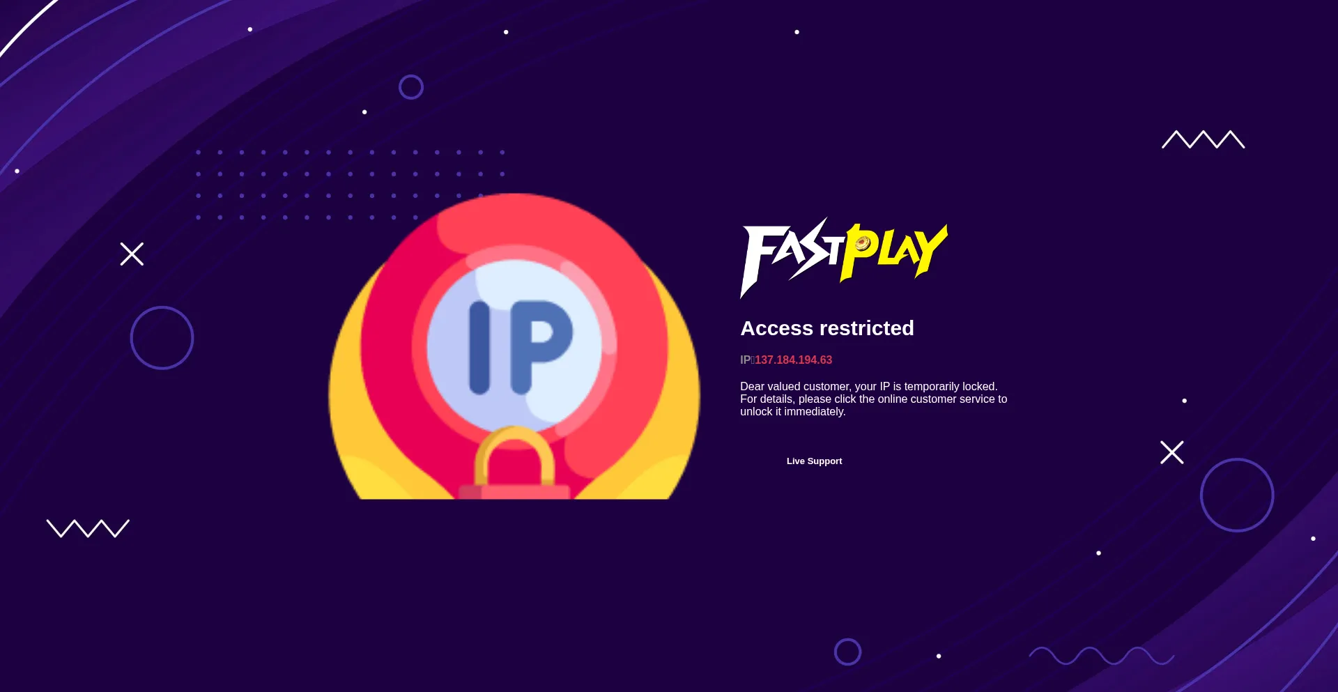 Website screenshot of Fastplay.ph