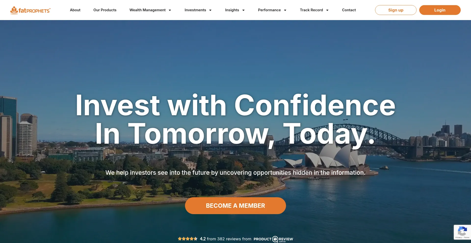 Website screenshot of Fatprophets.com