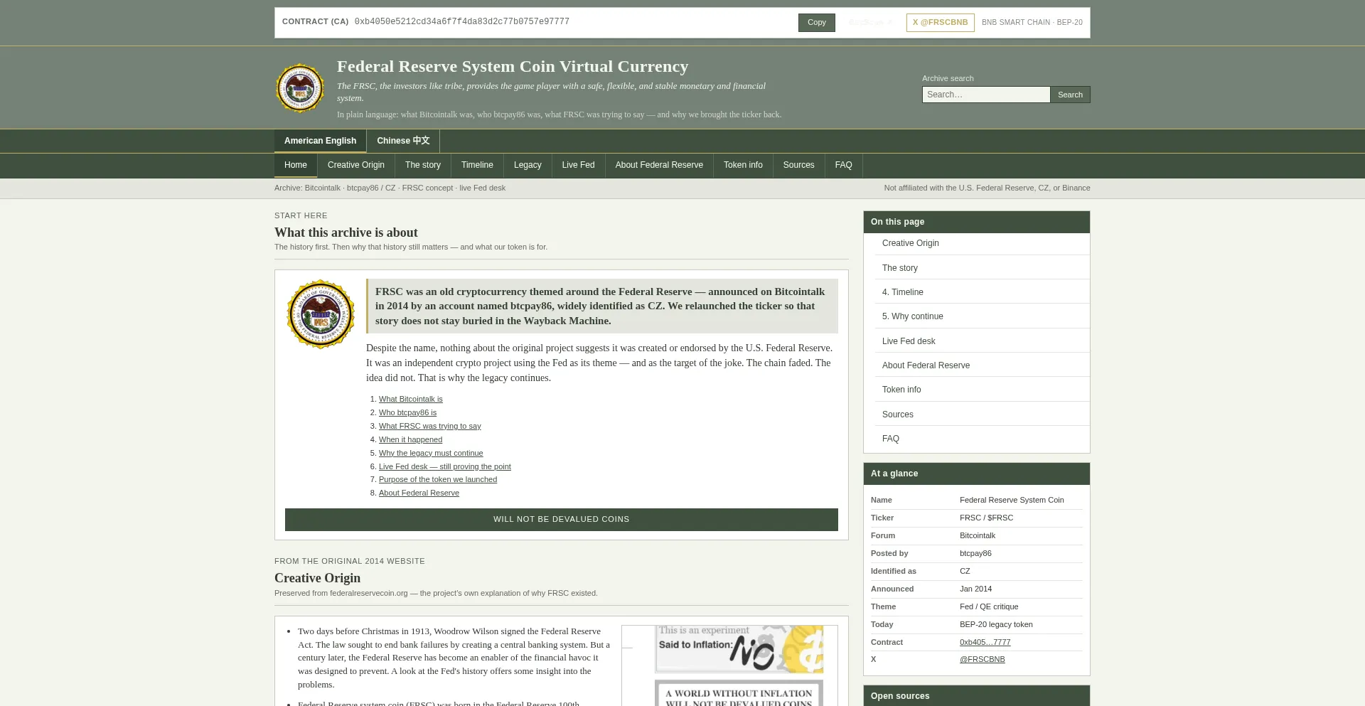 Federalreservecoin.org