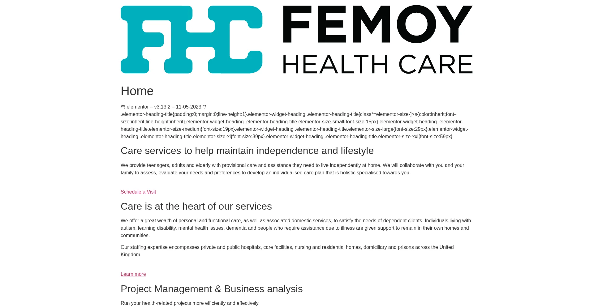 Femoyhc.co.uk