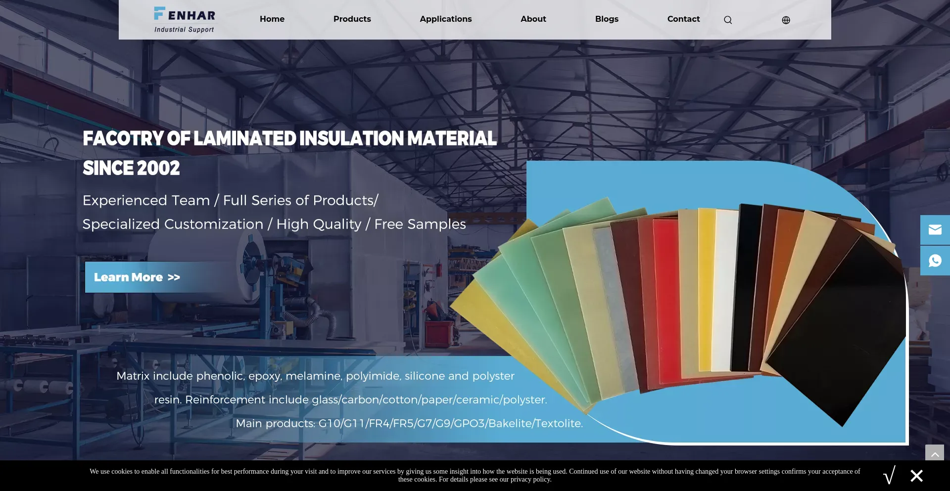 Website screenshot of Fenharxz.com