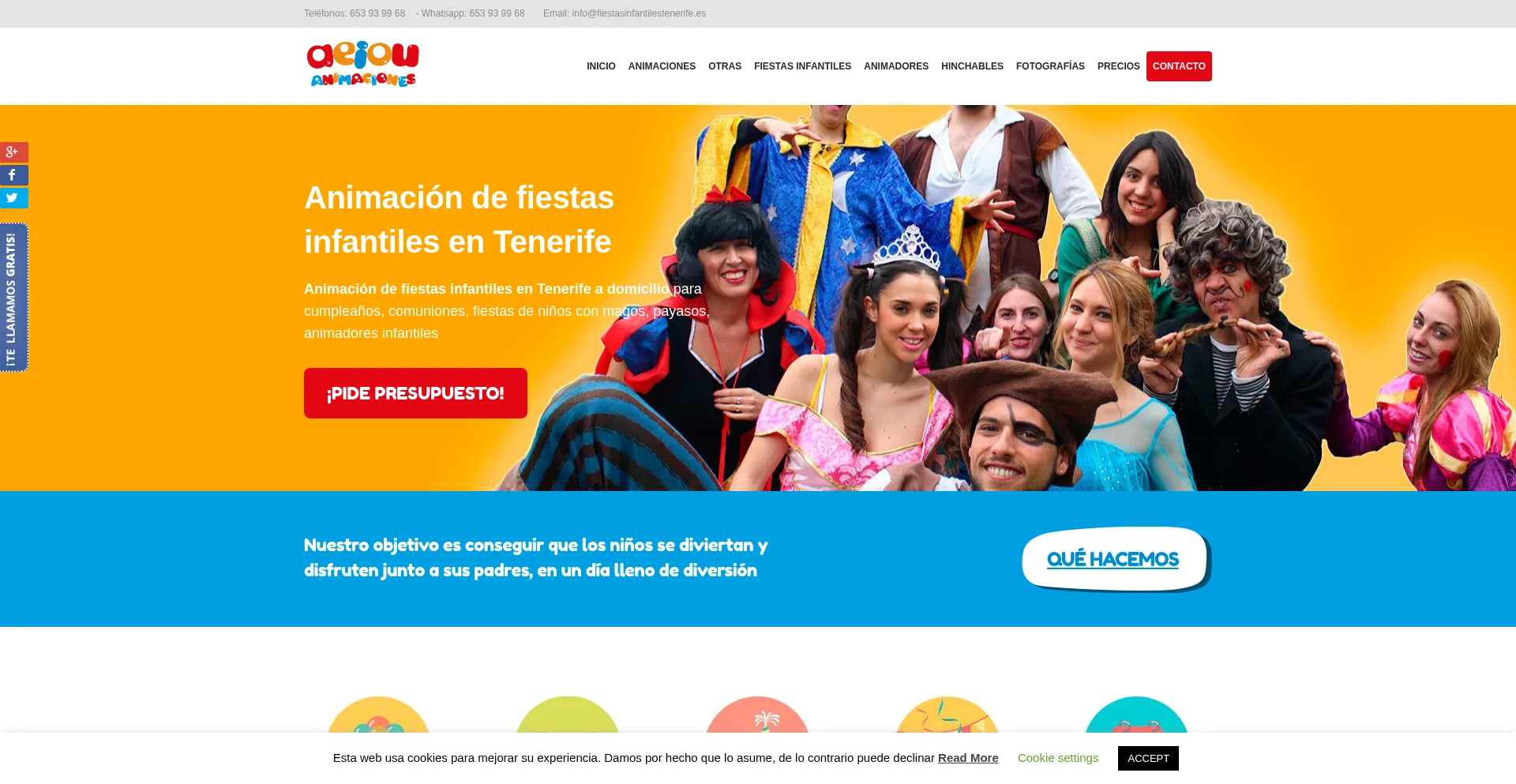 Fiestasinfantilestenerife.es