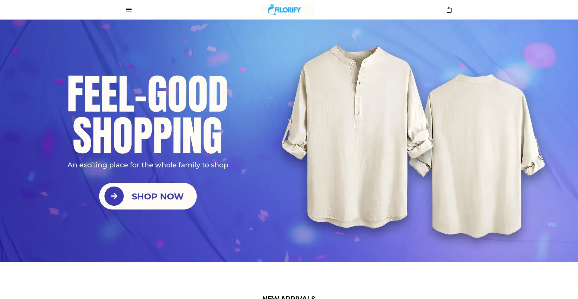 Website screenshot of Filorify.com