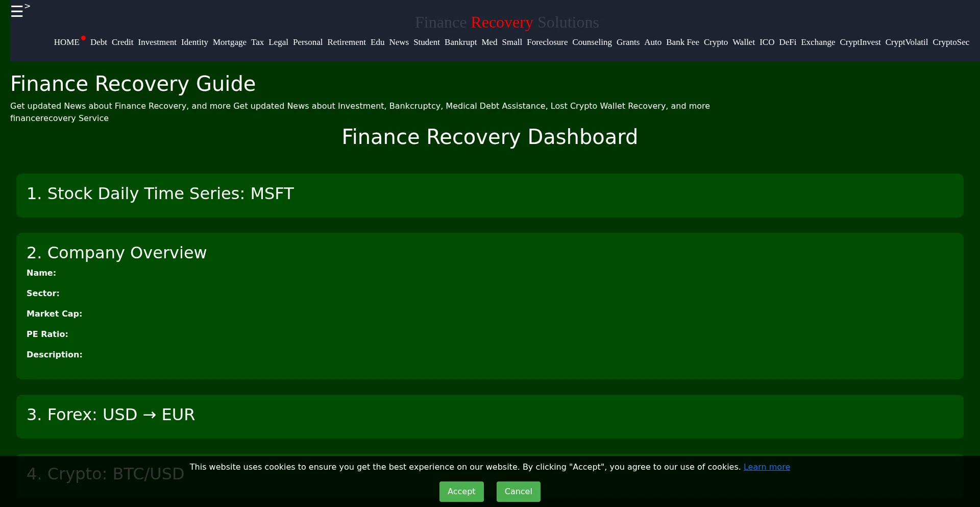 Financerecovery.org