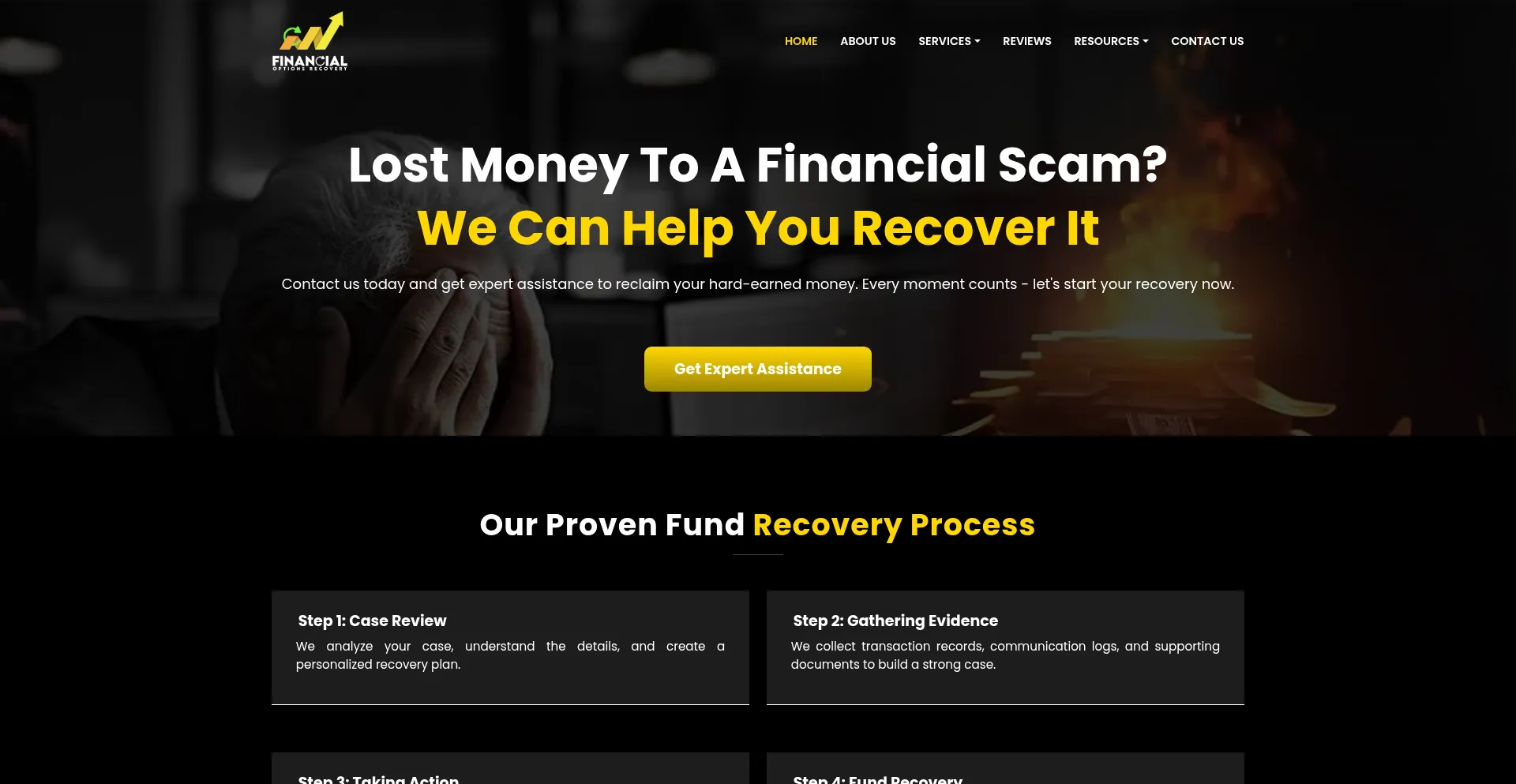 Financialoptionsrecoveryllc.com