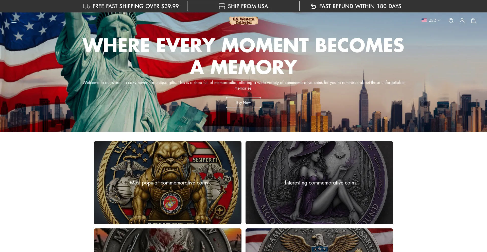 Website screenshot of Finemn.com