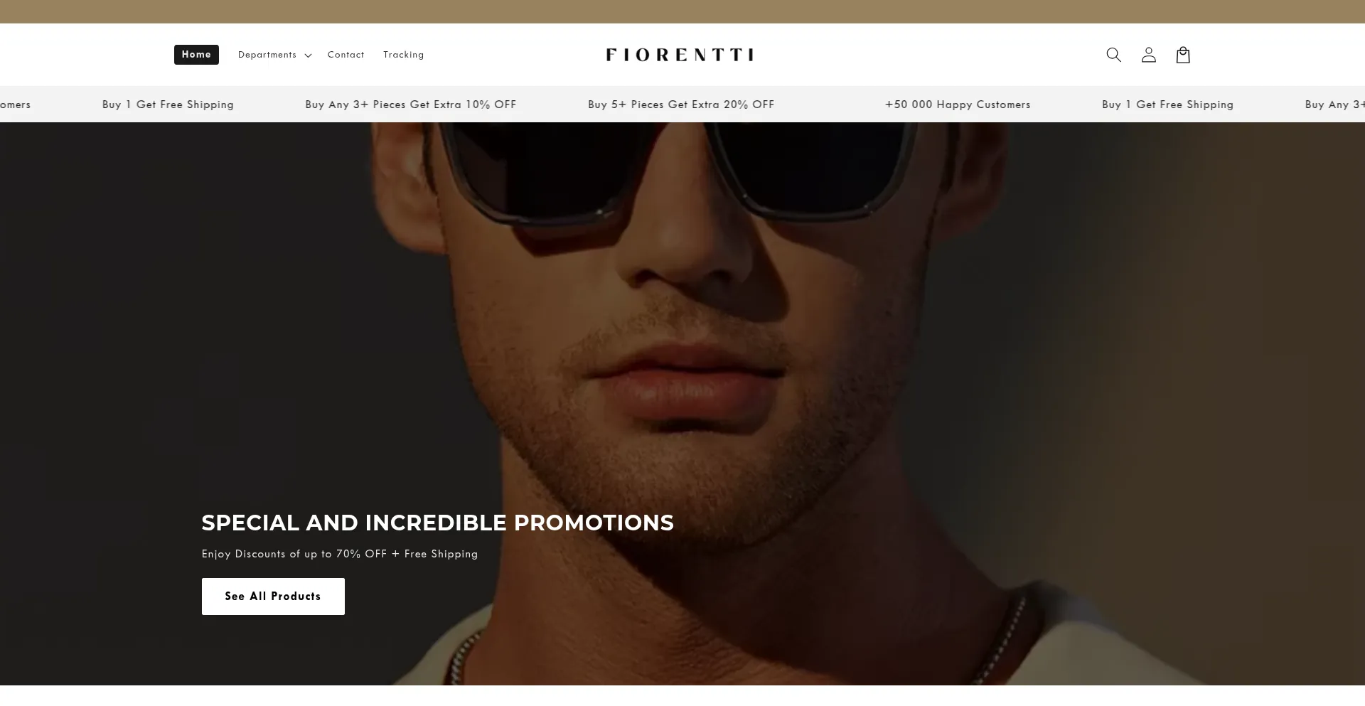 Website screenshot of Fiorenttishop.com