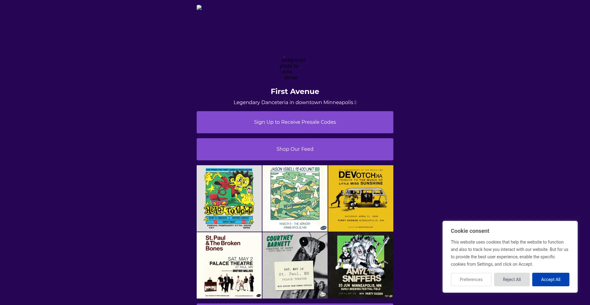 Firstavenue.start.page